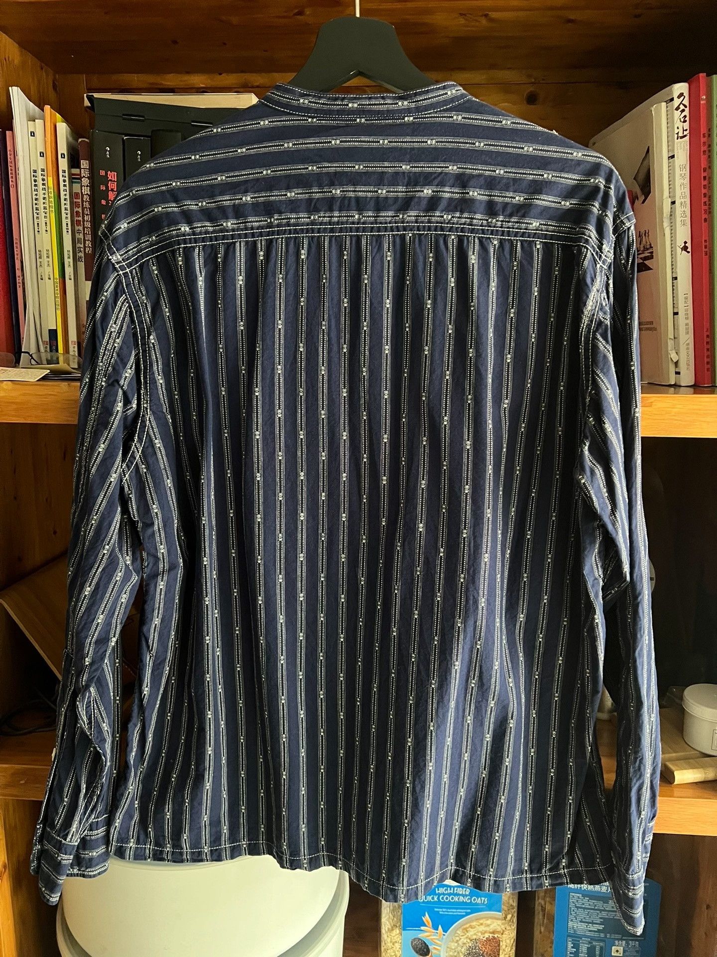 Freewheelers Freewheelers Vintage Indigo Stripe Crew Shirt Size US XS / EU 42 / 0 - 7 Thumbnail