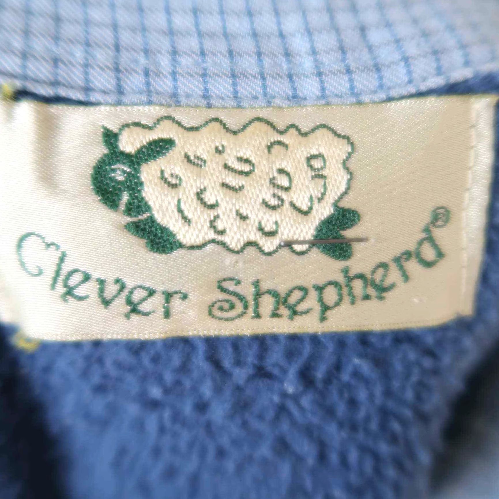 Vintage VINTAGE 90s Clever Shepherd blue collared sheep graphic sweatshirt M Size M / US 6-8 / IT 42-44 - 5 Thumbnail
