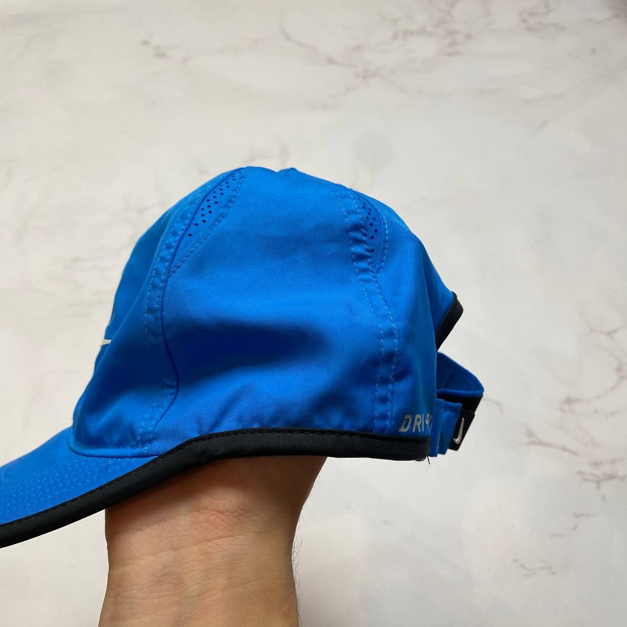 Nike Nike Featherlight Dri-Fit Running Hat Blue Swoosh One size Size ONE SIZE - 4 Thumbnail