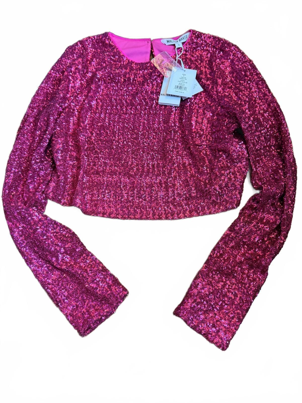 Other Walter Baker Milly Megan Top Magenta Rush Size S / US 4 / IT 40 - 2 Thumbnail