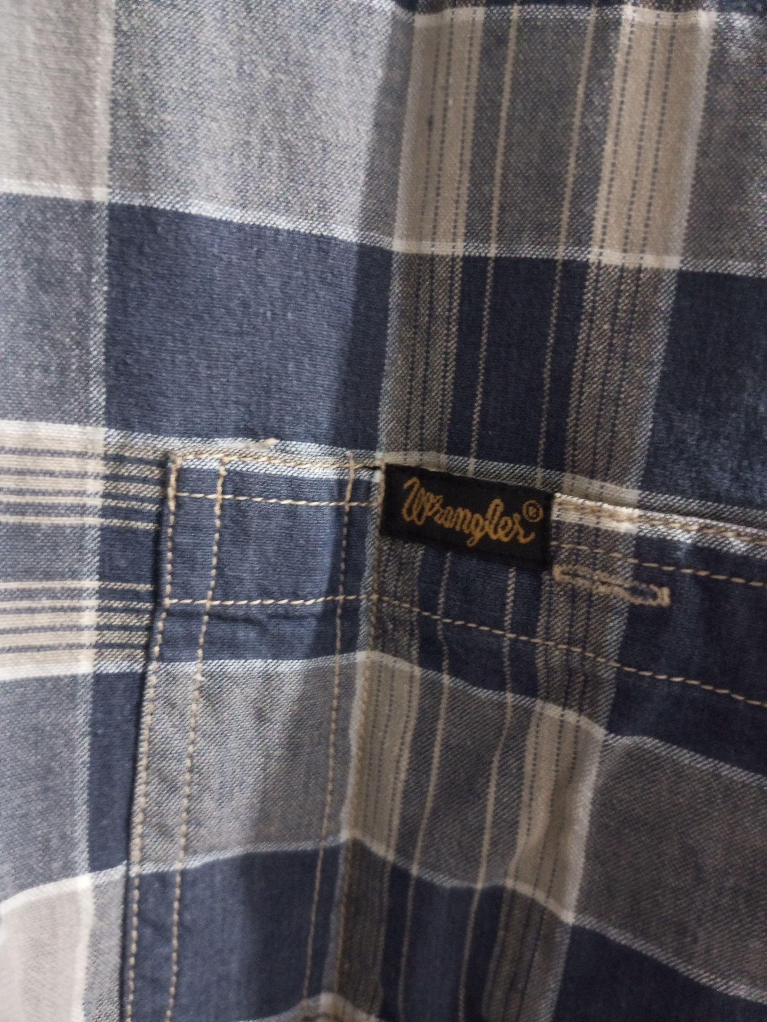 Wrangler Vintage wrangler western long sleeve shirt Size US L / EU 52-54 / 3 - 4 Thumbnail