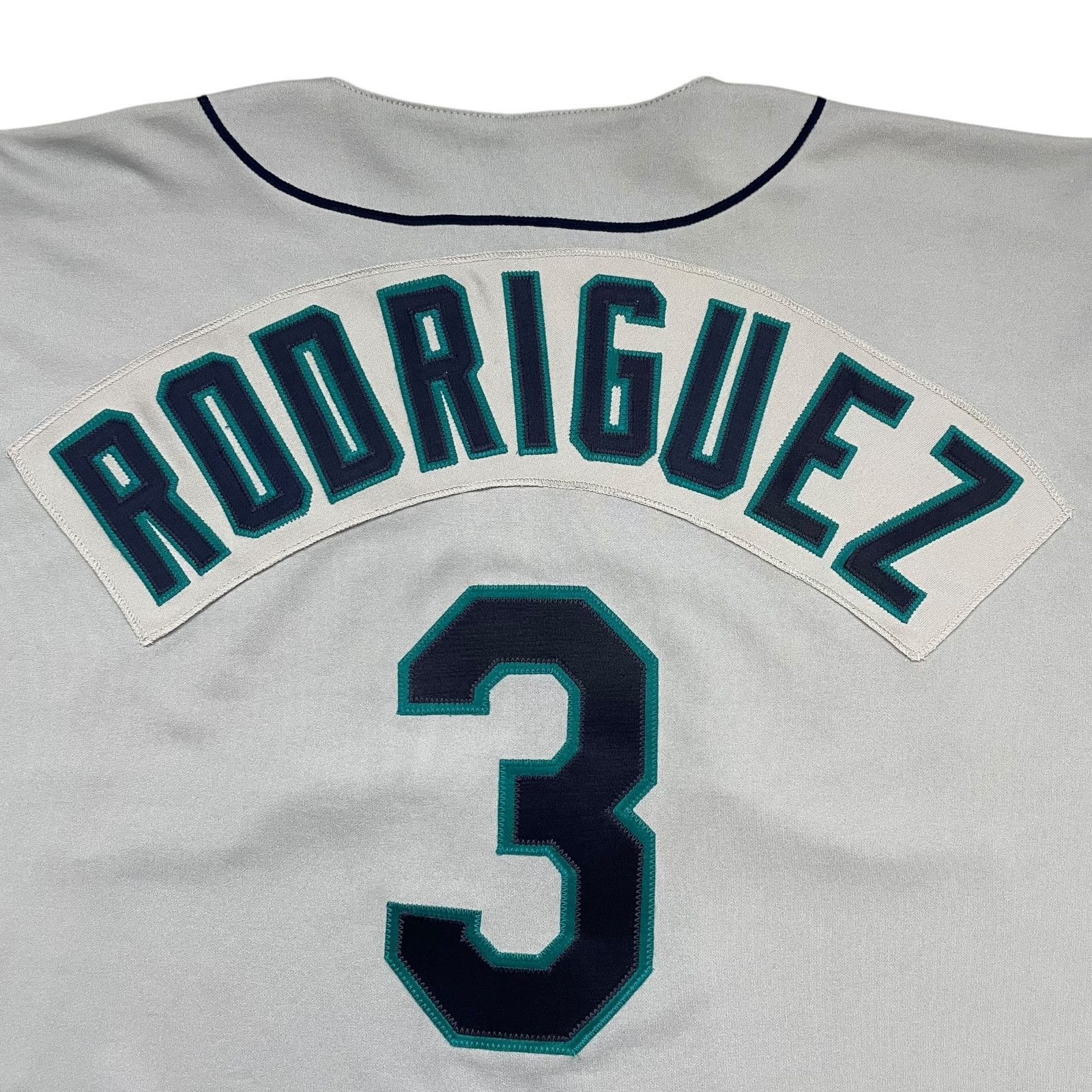 MLB 90s SEATTLE MARINERS ALEX RODRIGUEZ #3 AUTHENTIC RUSSELL Size US XL / EU 56 / 4 - 3 Thumbnail