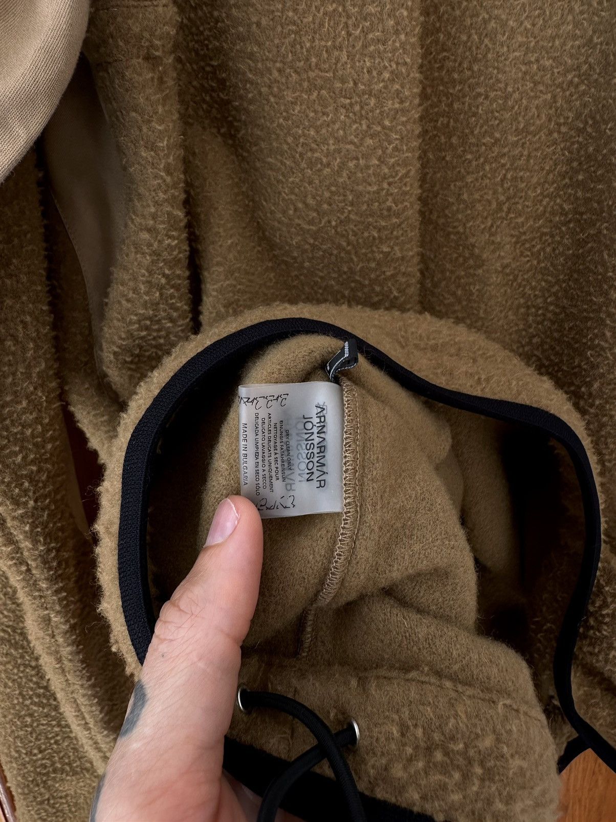 Arnar Mar Jonsson Panelled Fleece Jacket - Size Large Size US L / EU 52-54 / 3 - 8 Thumbnail