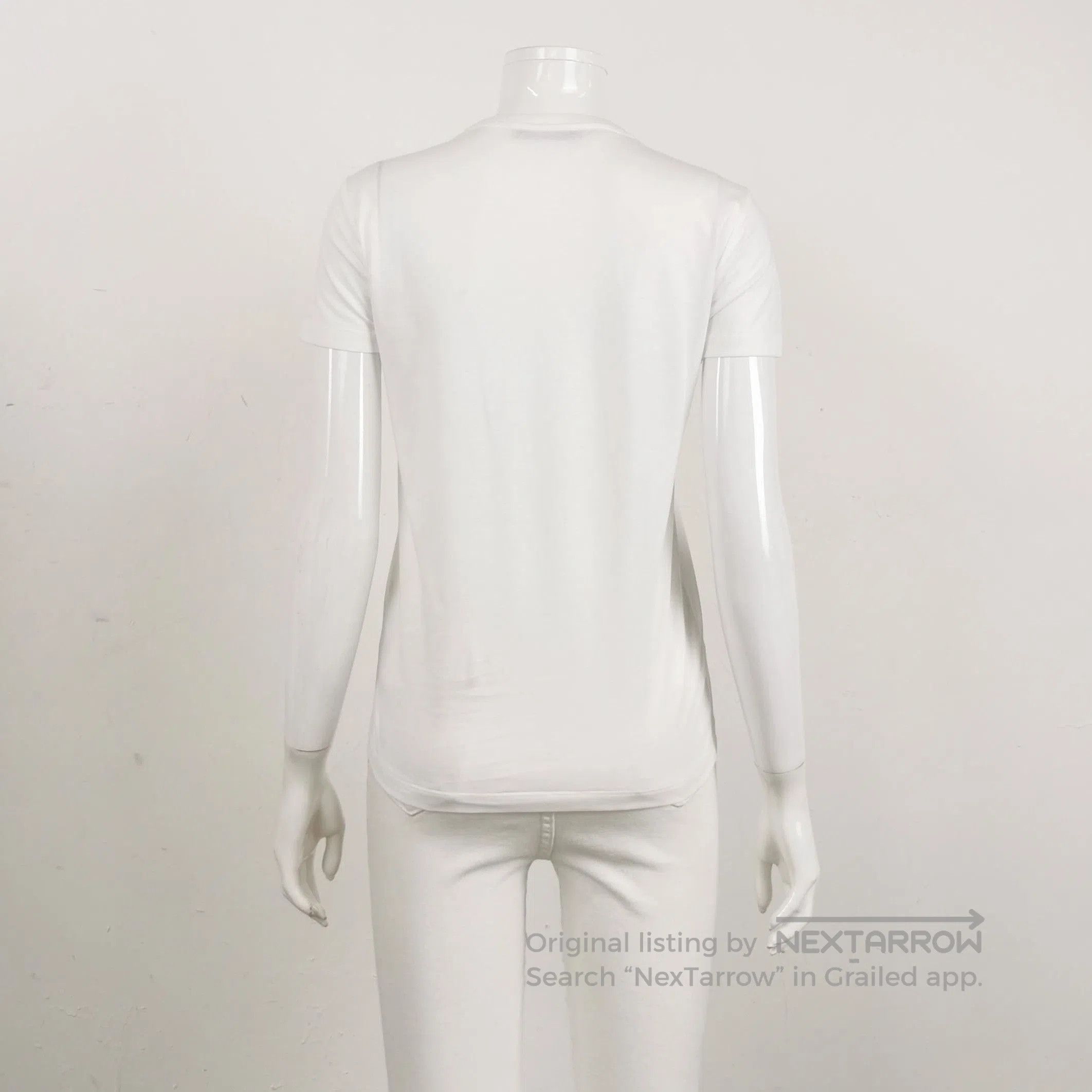Prada Prada Classic Cotton Round Neck T. Size S / US 4 / IT 40 - 2 Thumbnail