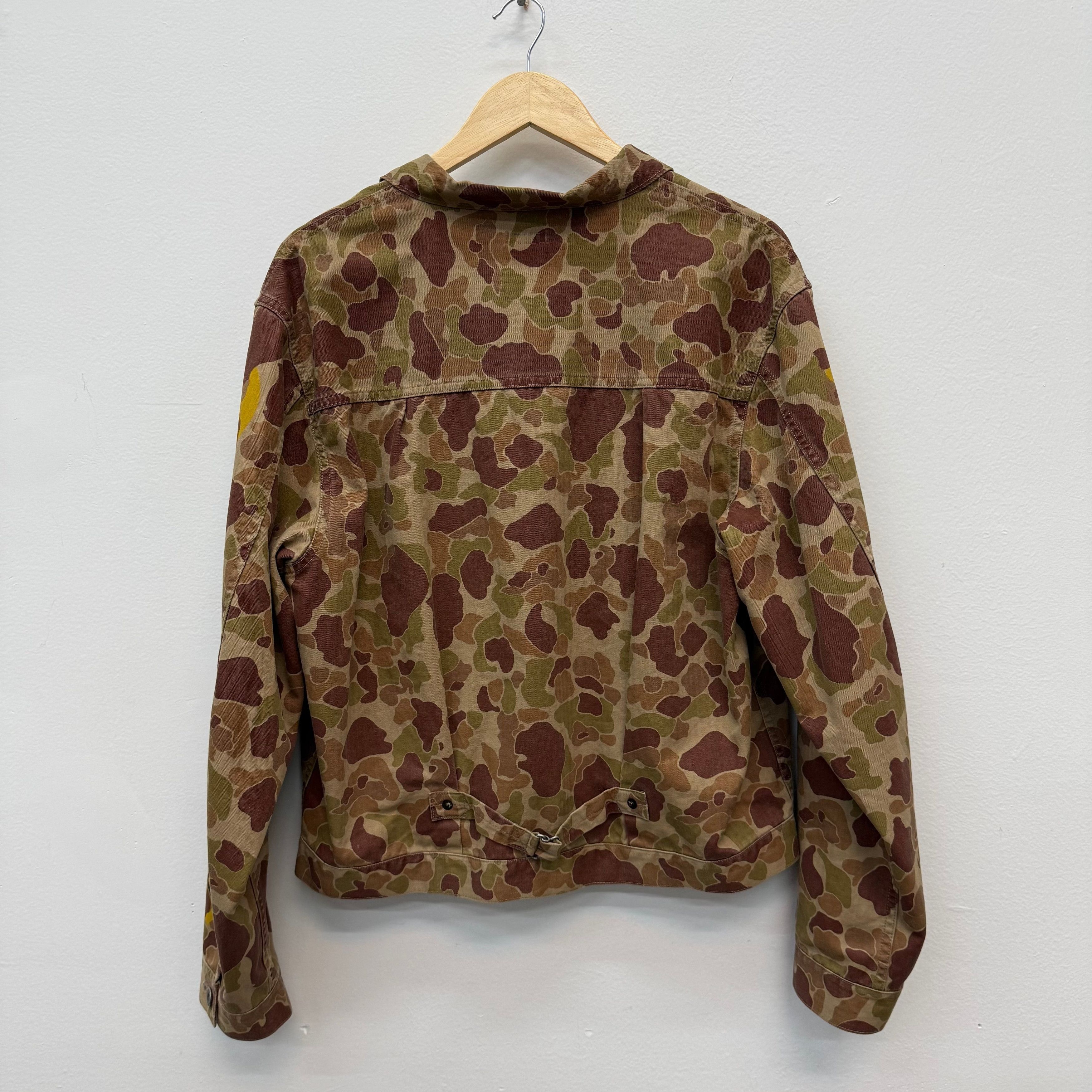 Kapital Kapital Herringbone Camo Happy Jacket - Size 4 (M) Size US M / EU 48-50 / 2 - 2 Thumbnail