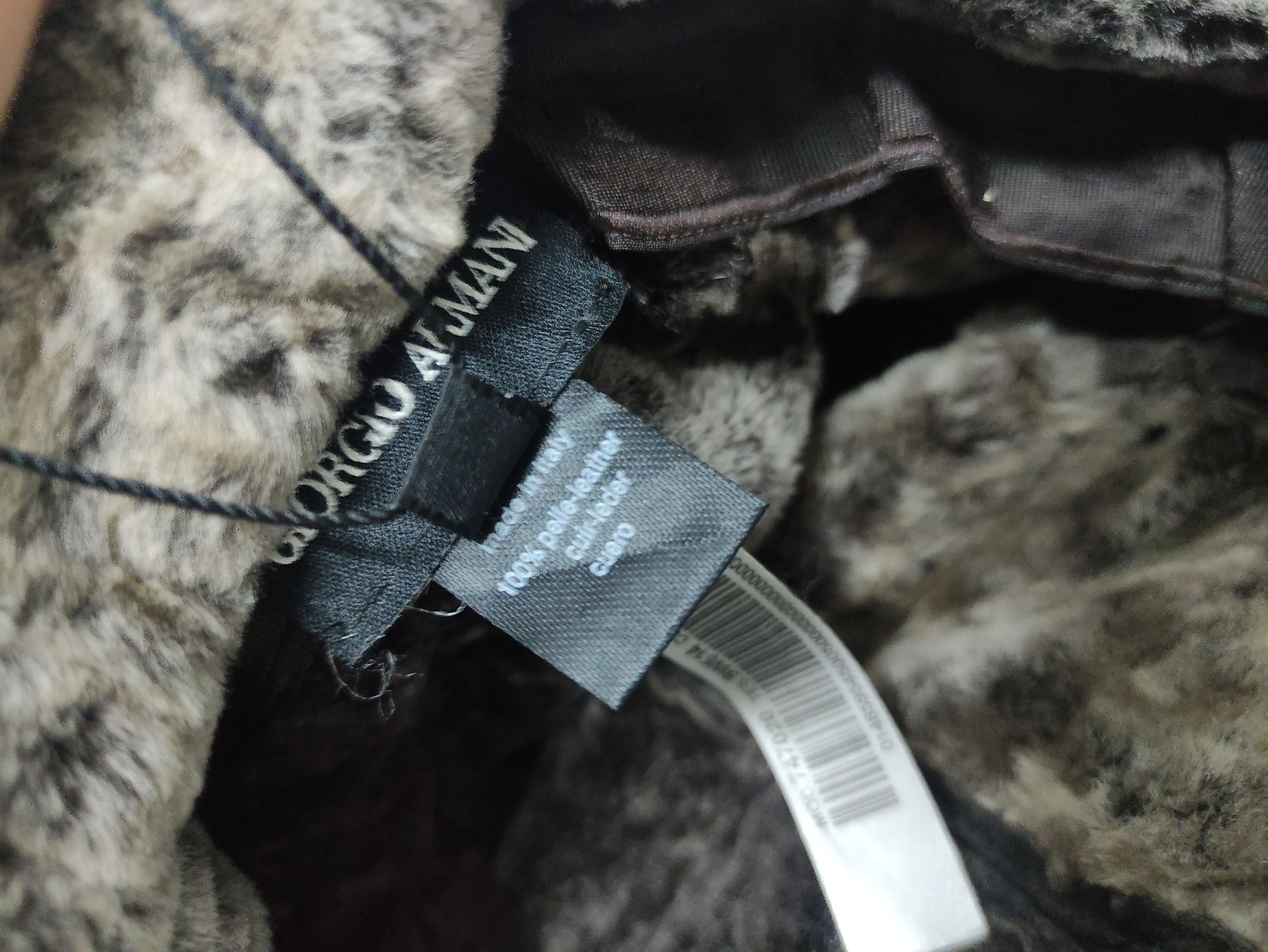 Giorgio Armani GIORGIO ARMANI VINTAGE TRAPPER HAT SUEDE LEATHER Size ONE SIZE - 11 Thumbnail