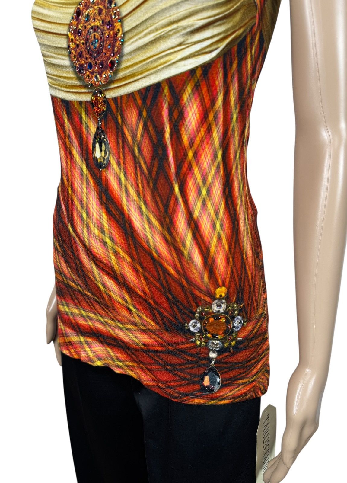 Other Tarun Tahiliani Printed Slip Top Emblished Viscose size S Size S / US 4 / IT 40 - 6 Thumbnail