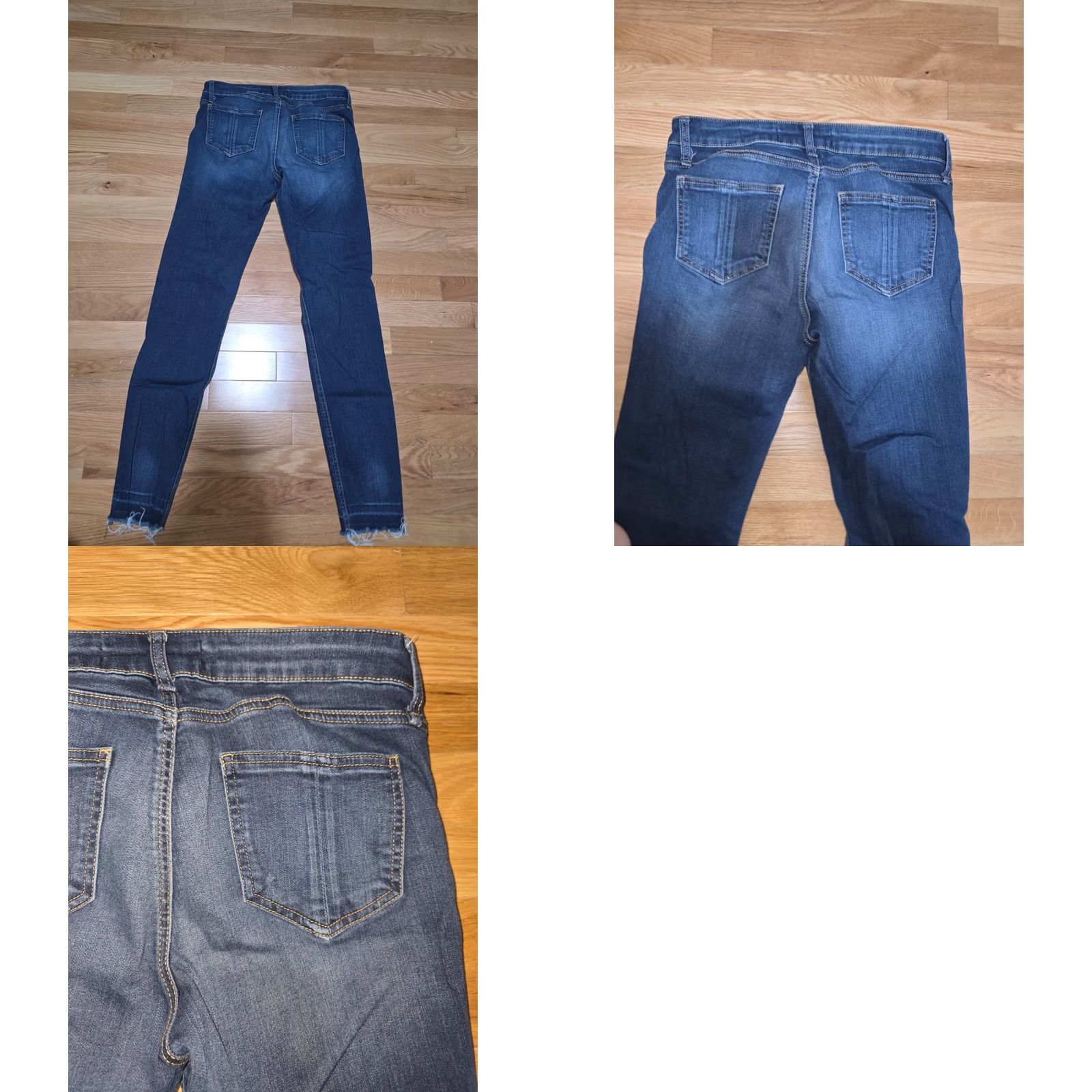 Denime Prosperit Jeans Women's Size 28 Blue Denim 5-Pocket Low Rise Ankle Stretch Cotton Shirt? Size 28" / US 6 / IT 42 - 9 Thumbnail