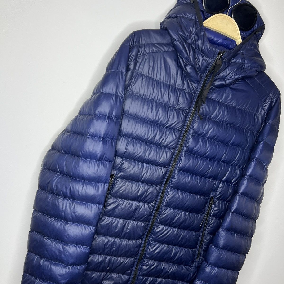 C.P. Company CP Company Goggle Puffer Down Jacket Hooded Nylon Dark Navy Size US M / EU 48-50 / 2 - 3 Thumbnail