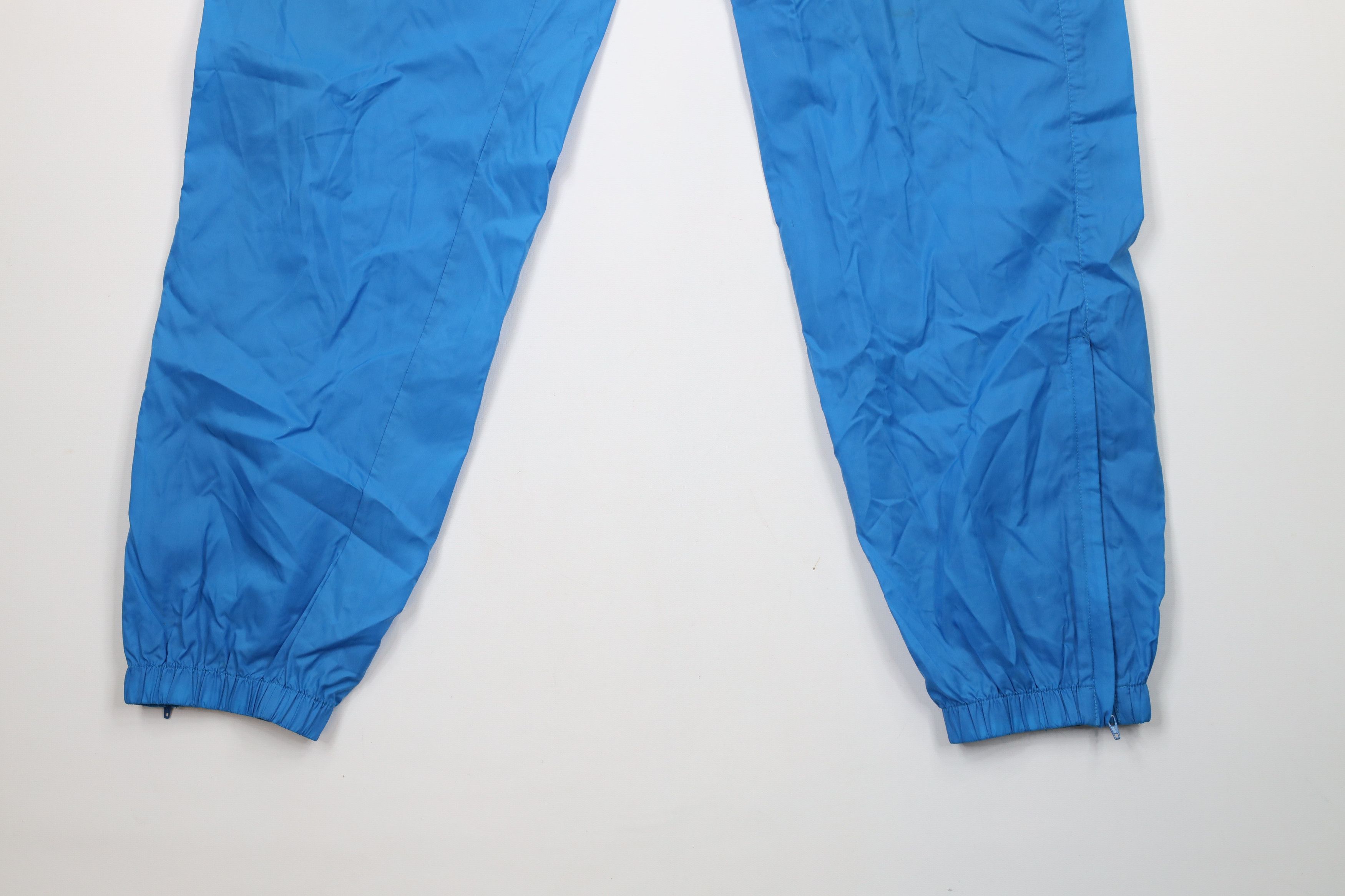 Adidas × Vintage Vintage 90s Adidas Trefoil Windbreaker Jogger Pants Blue Size US 34 / EU 50 - 4 Thumbnail