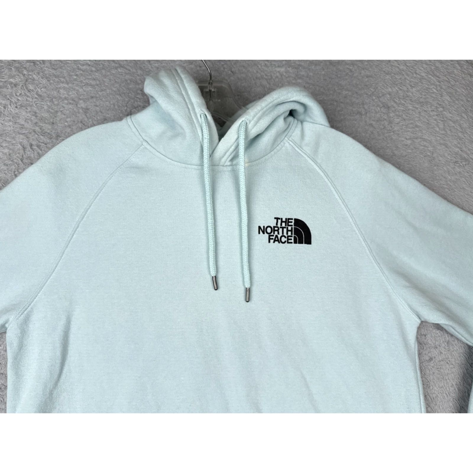 The North Face The North Face Hoodie Womens Medium Blue Pullover Cotton Blend Activewear with Pockets Size M / US 6-8 / IT 42-44 - 4 Thumbnail