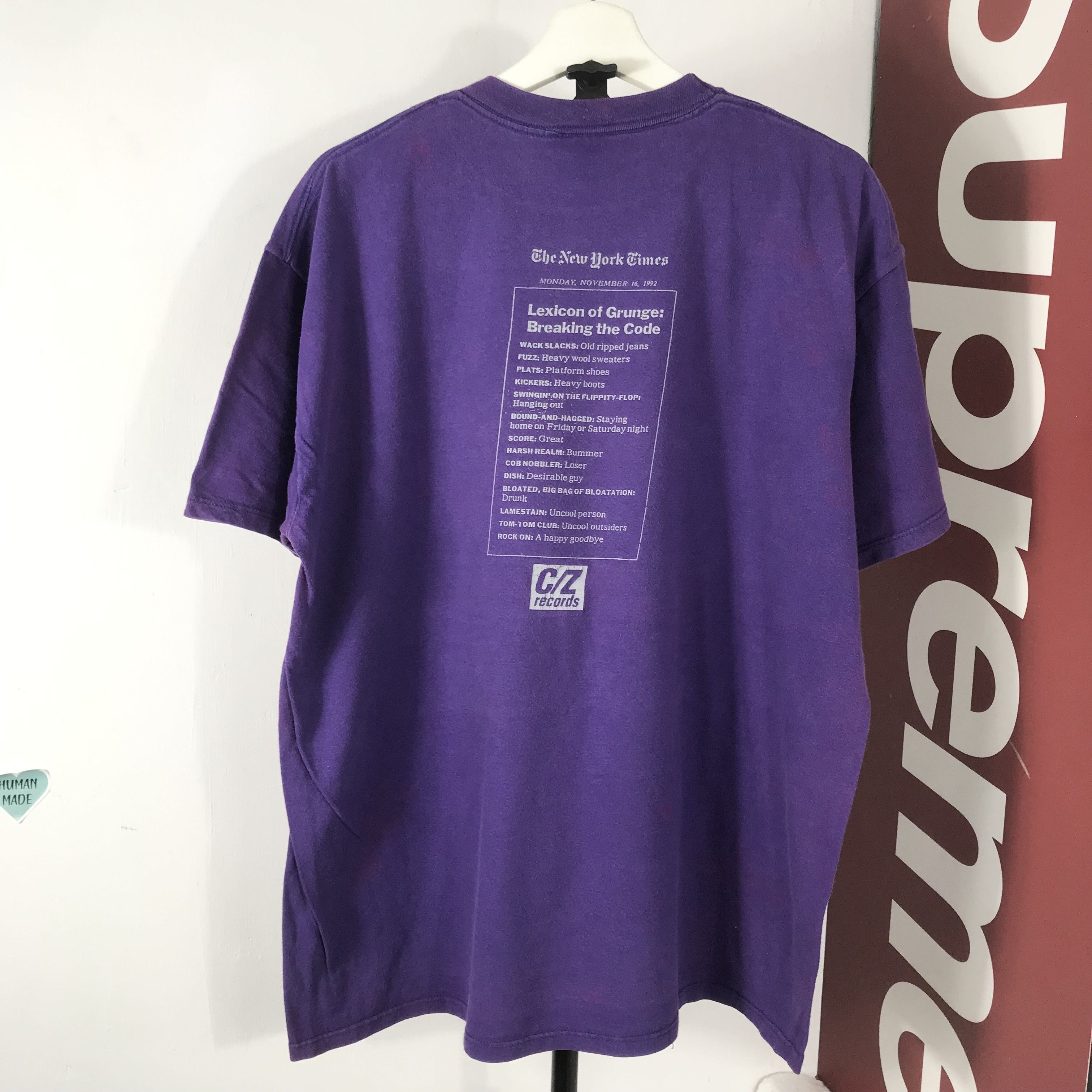 Band Tees vintage harsh realm breaking code grunge Record Label cobain Size US XL / EU 56 / 4 - 2 Thumbnail