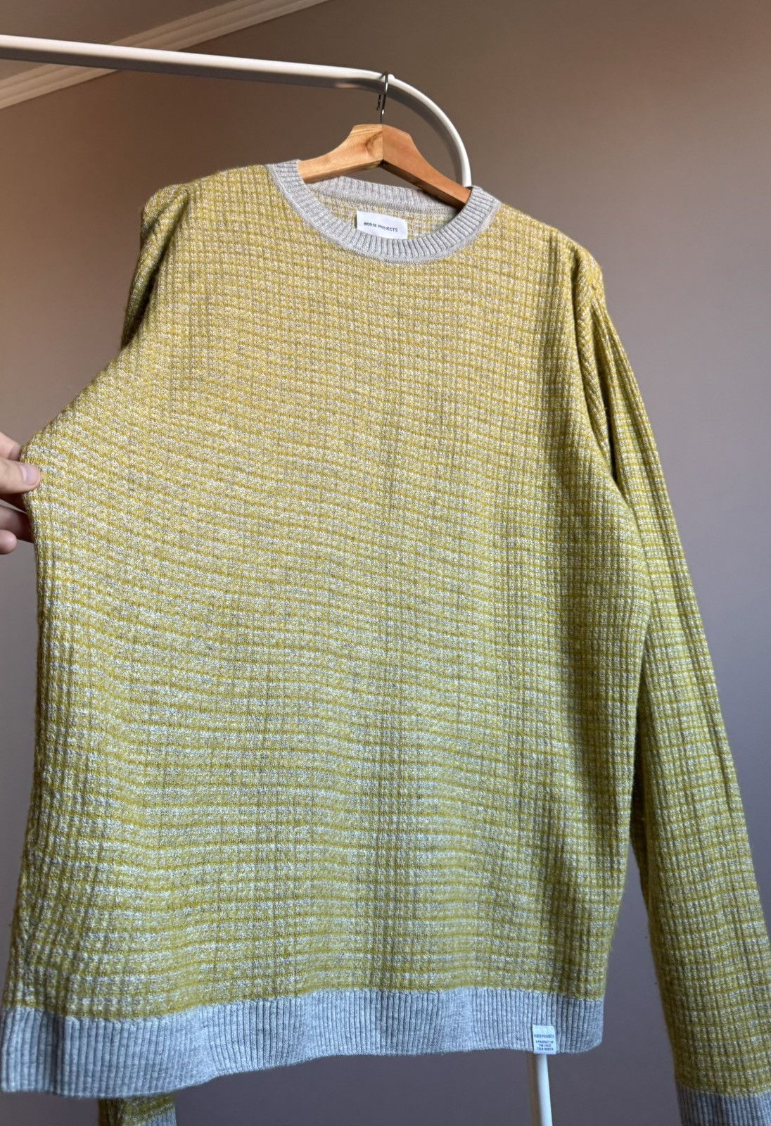 Norse Projects Norse Projects Arild Linen Structur Baby Alpaca Wool Sweater Size US L / EU 52-54 / 3 - 10 Thumbnail