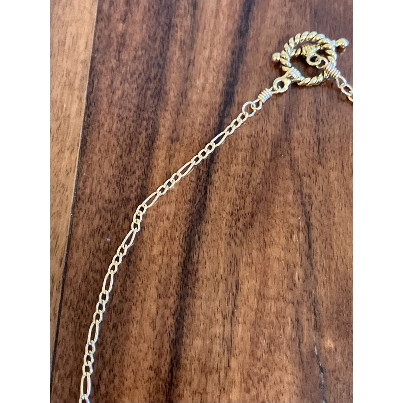 Other Vtg Gold Tone Statement Necklace Stone Beaded Modernist Y2k Size ONE SIZE - 14 Thumbnail