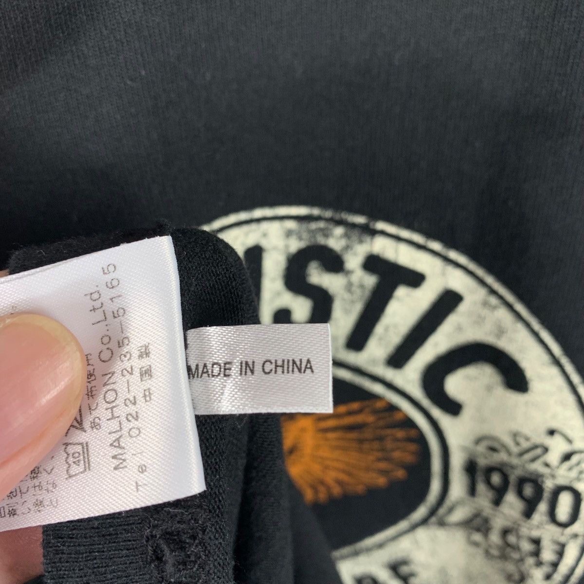 Japanese Brand ACCOUSTIC japapenese brand spellout tee Size US L / EU 52-54 / 3 - 13 Thumbnail