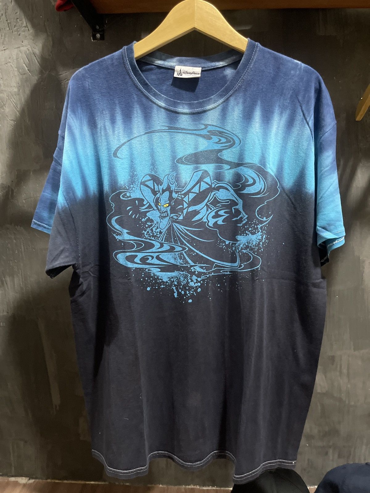 Image of Vintage Disney Hades T Shirt in Black, Men's (Size XL)