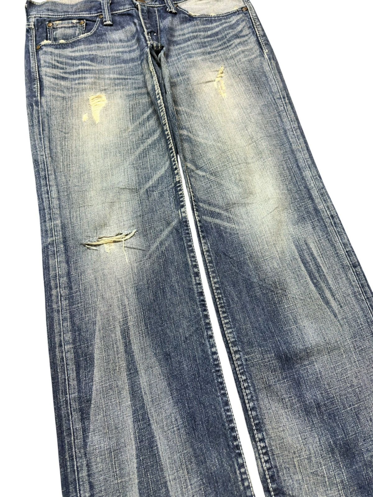 Levi's Vintage Clothing Vintage Levi’s LP903-00 Faded Ripped Distressed Denim Size US 32 / EU 48 - 3 Thumbnail