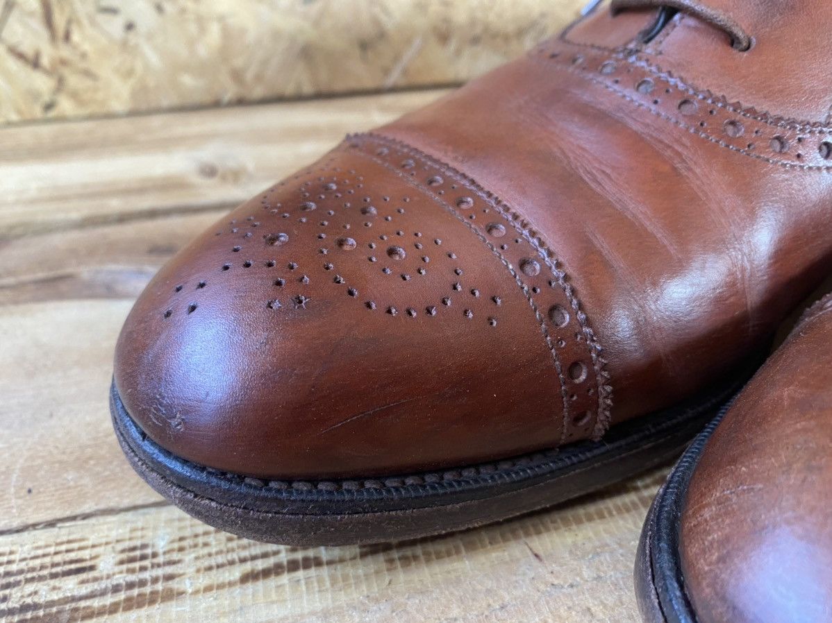 Edward Green Edward green captoe brown oxford leather shoes sz 11E Size US 11 / EU 44 - 11 Thumbnail