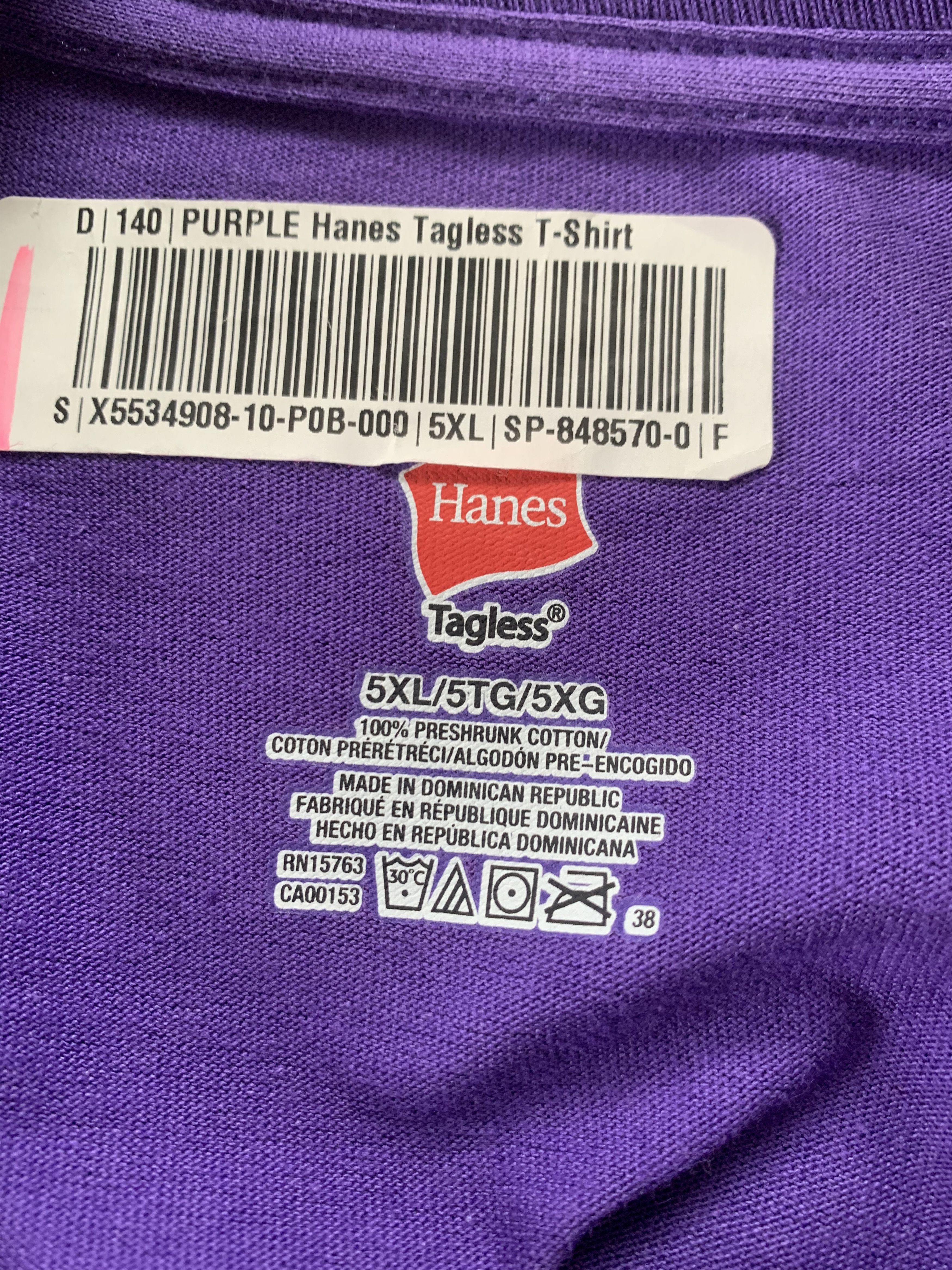 Hanes Hanes Cat In Pocket Printed T-Shirt Size US XXL / EU 58 / 5 - 6 Thumbnail