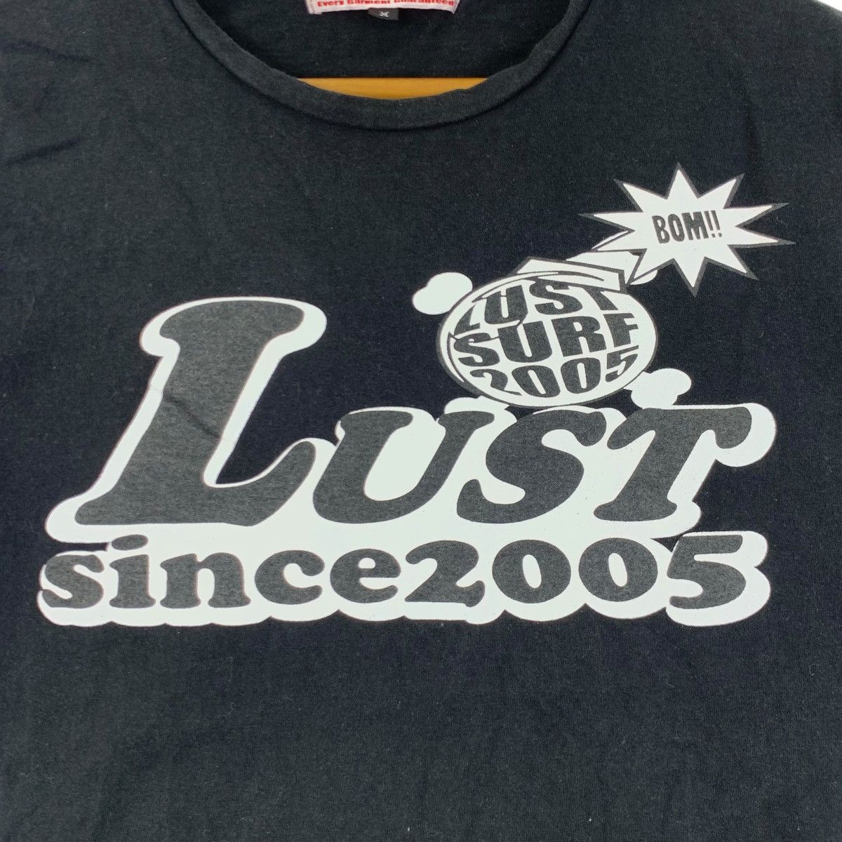 Vintage LUST SURF SKATEBOARD Quality Clothing Tee Shirt Top Size M / US 6-8 / IT 42-44 - 3 Thumbnail