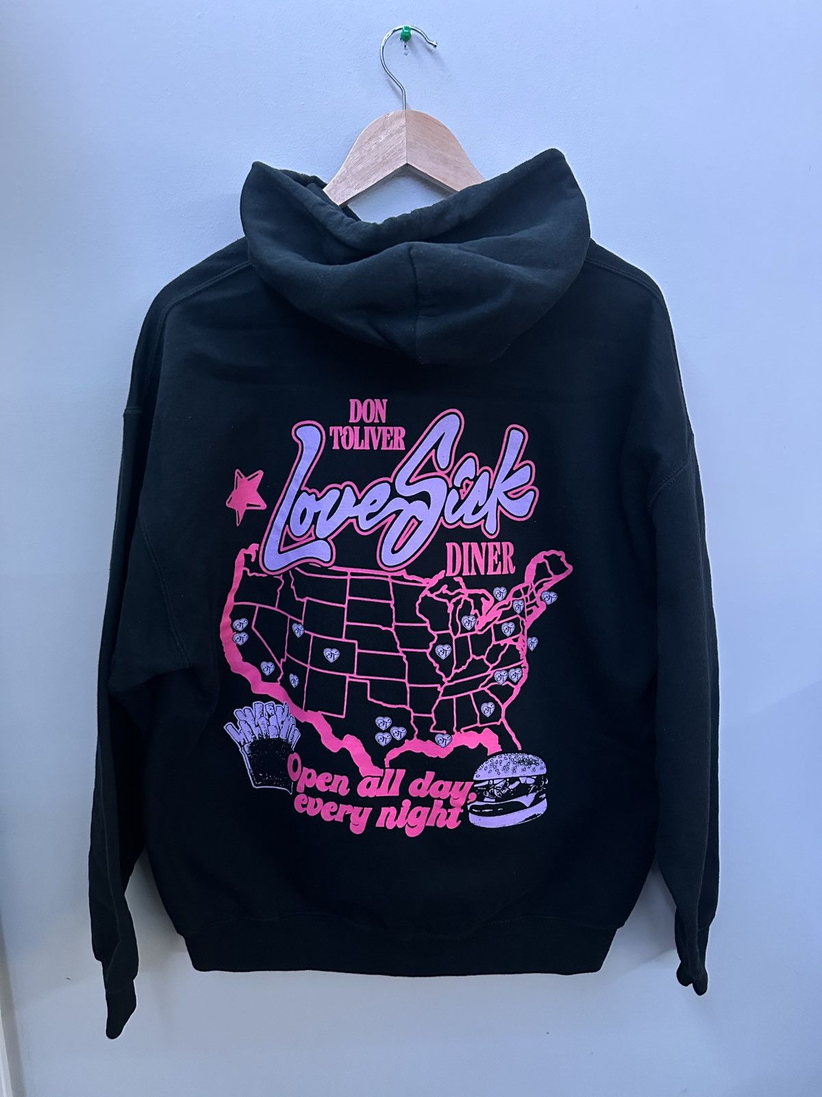 Travis Scott Don Toliver LoveSick Tour Black Hoodie Size US L / EU 52-54 / 3 - 2 Thumbnail