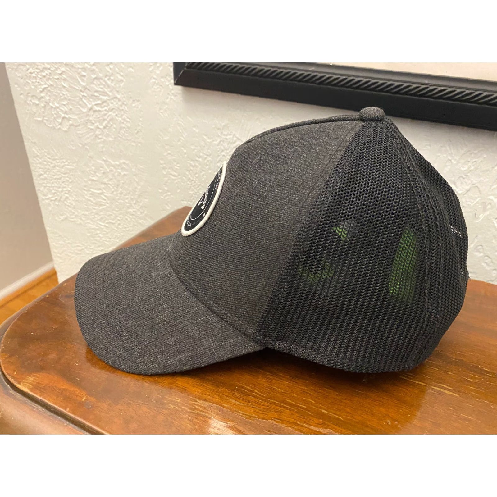 Callaway Callaway California Carlsbad Patch Golf Gray Tour Trucker Cap Hat Adjustable Men Baseball Style Logo Hat Size ONE SIZE - 4 Thumbnail