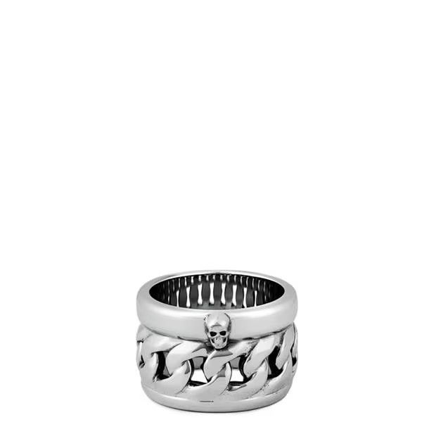 Chain Ring Alexander Mcqueen Mens Rings Alexander McQueen Punk