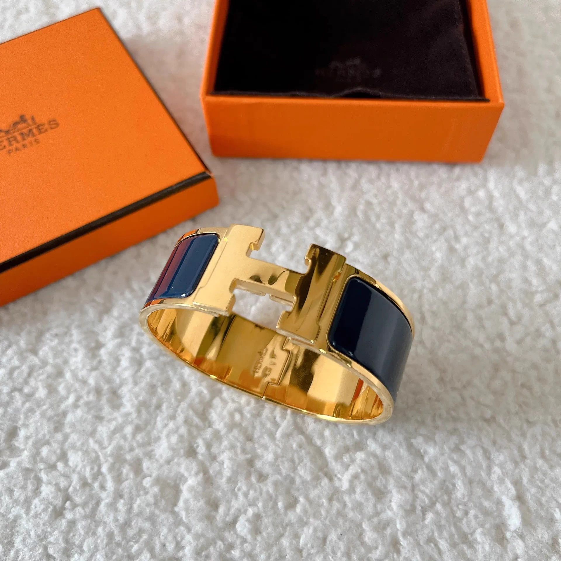 Hermes Hermes wide bangle pre-owned Size ONE SIZE - 2 Thumbnail