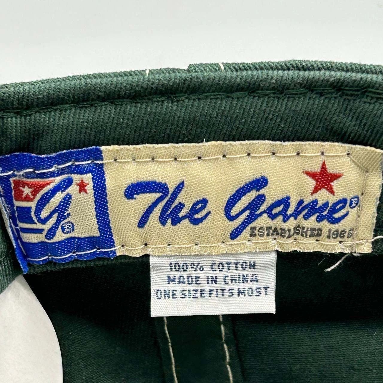 The Game Tiffin University Hat Men Green NCAA Strap Back Cotton Size ONE SIZE - 4 Thumbnail