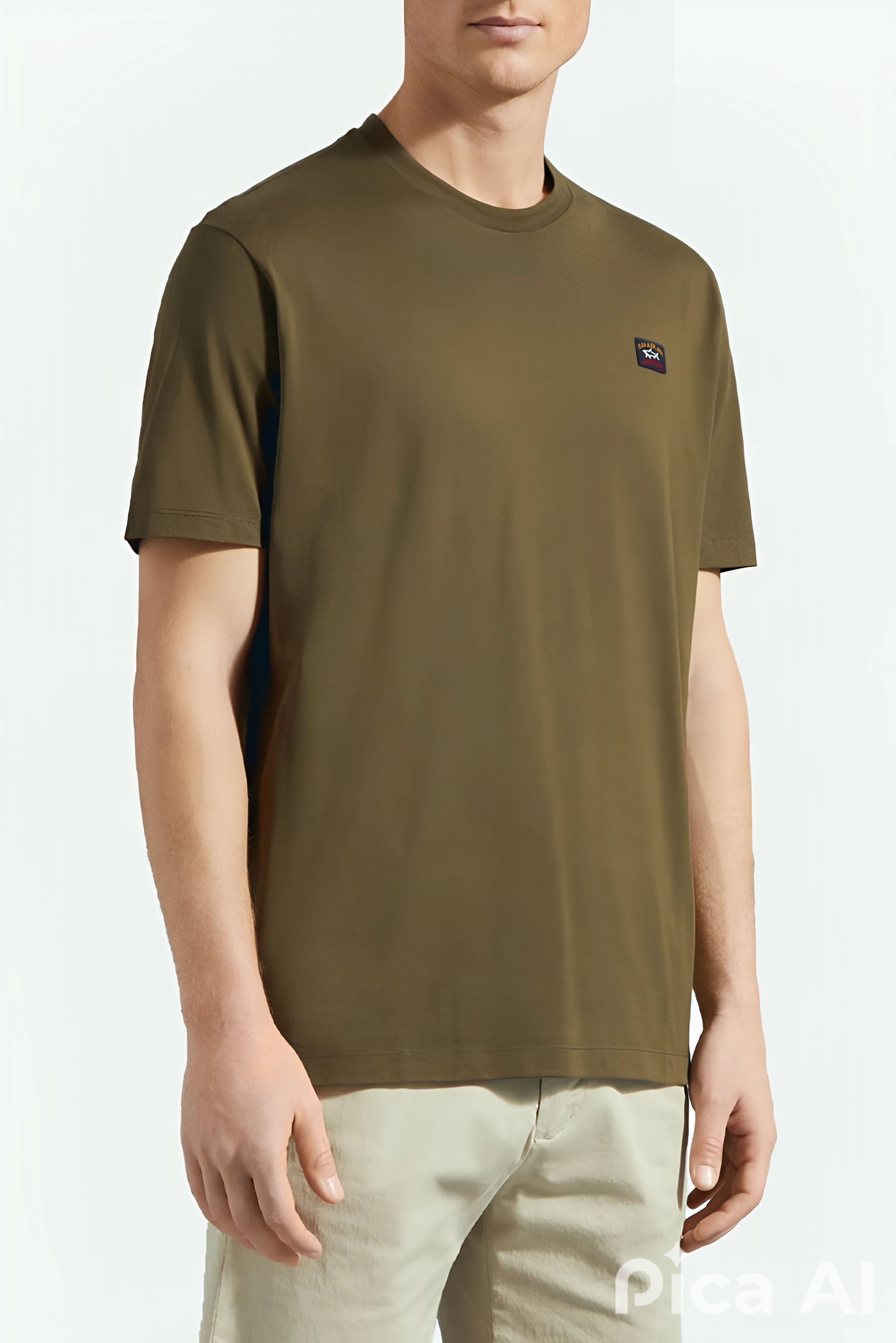 Paul & Shark Paul & Shark T-Shirt Khaki Green Size US S / EU 44-46 / 1 - 2 Thumbnail