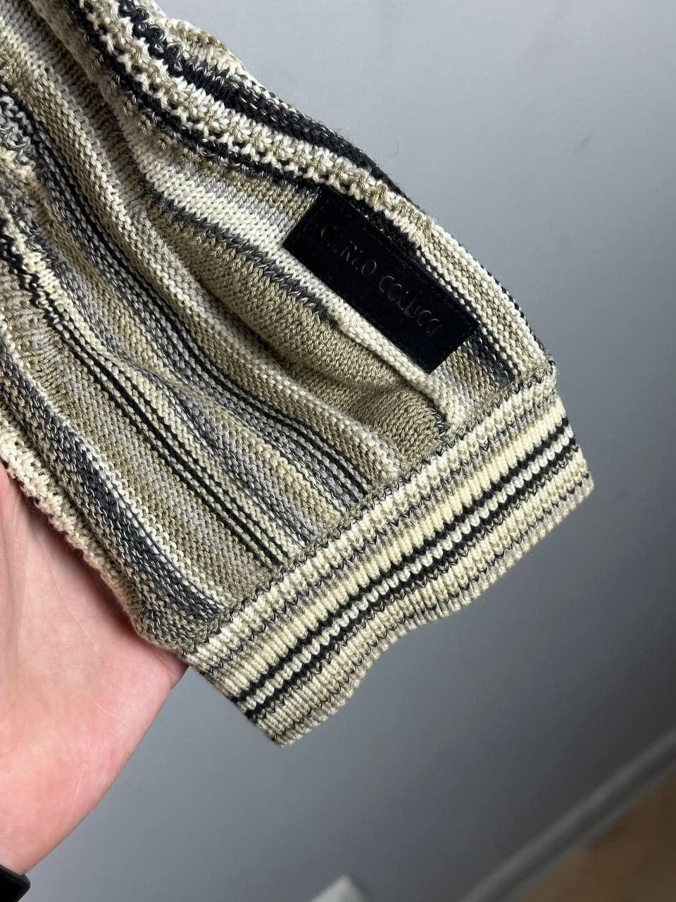 Carlo Colucci Rare Luxury Sweater Carlo Colluci Chunky Metal Sweater Size US L / EU 52-54 / 3 - 15 Thumbnail