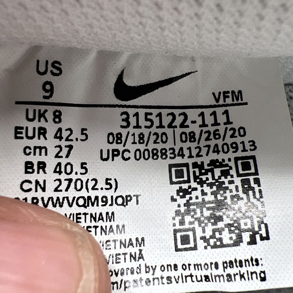 Nike Air Force 1 low white customs Size US 9 / EU 42 - 8 Thumbnail