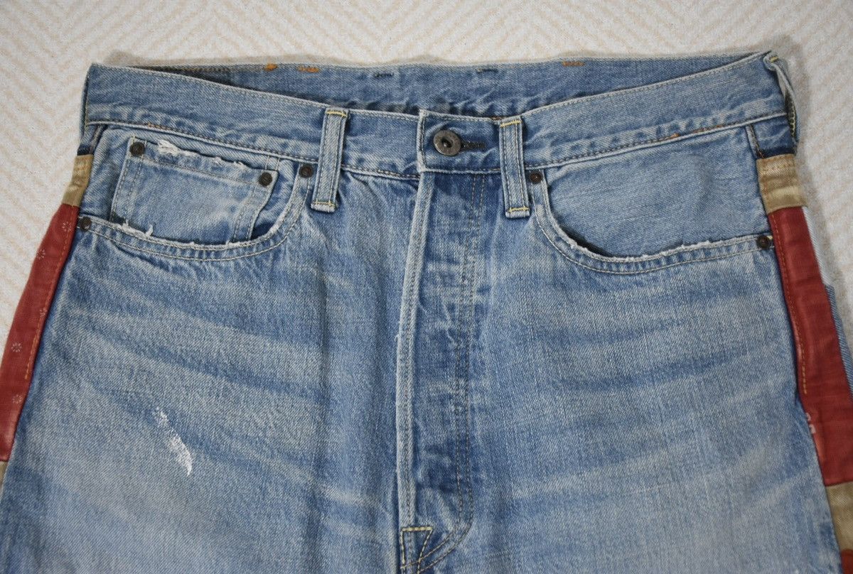 Kapital Kapital Kountry Reworked Denim Shorts W32 Size US 32 / EU 48 - 8 Thumbnail