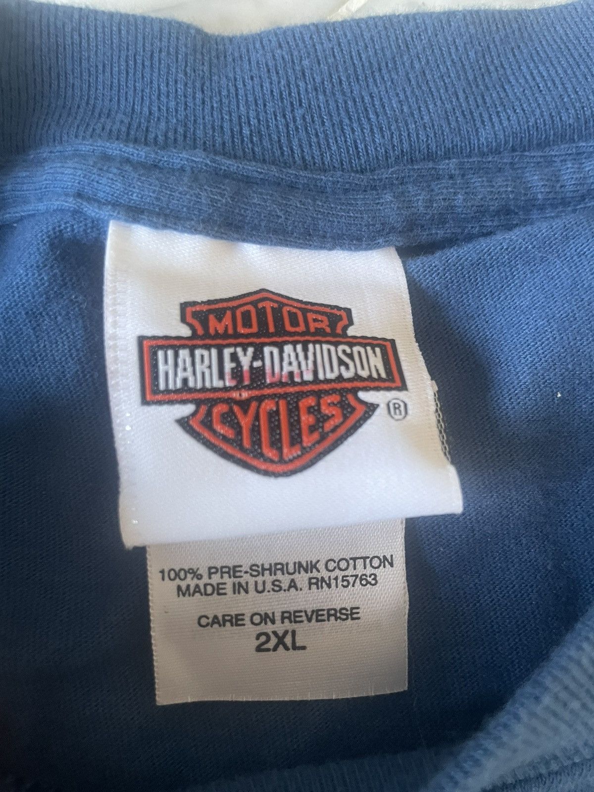 Harley Davidson × Vintage Vintage Harley Davidson Pin Up Girl Tee Size US XXL / EU 58 / 5 - 6 Thumbnail