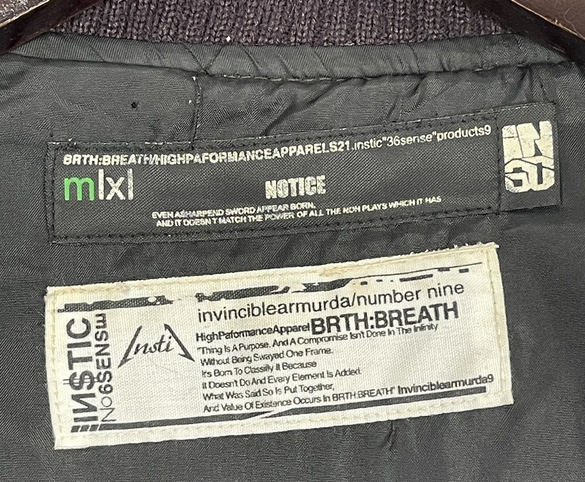 Japanese Brand × Number (N)ine × Takahiromiyashita The Soloist. Vintage Number Nine x BRTH Varsity Jacket Size US L / EU 52-54 / 3 - 10 Thumbnail