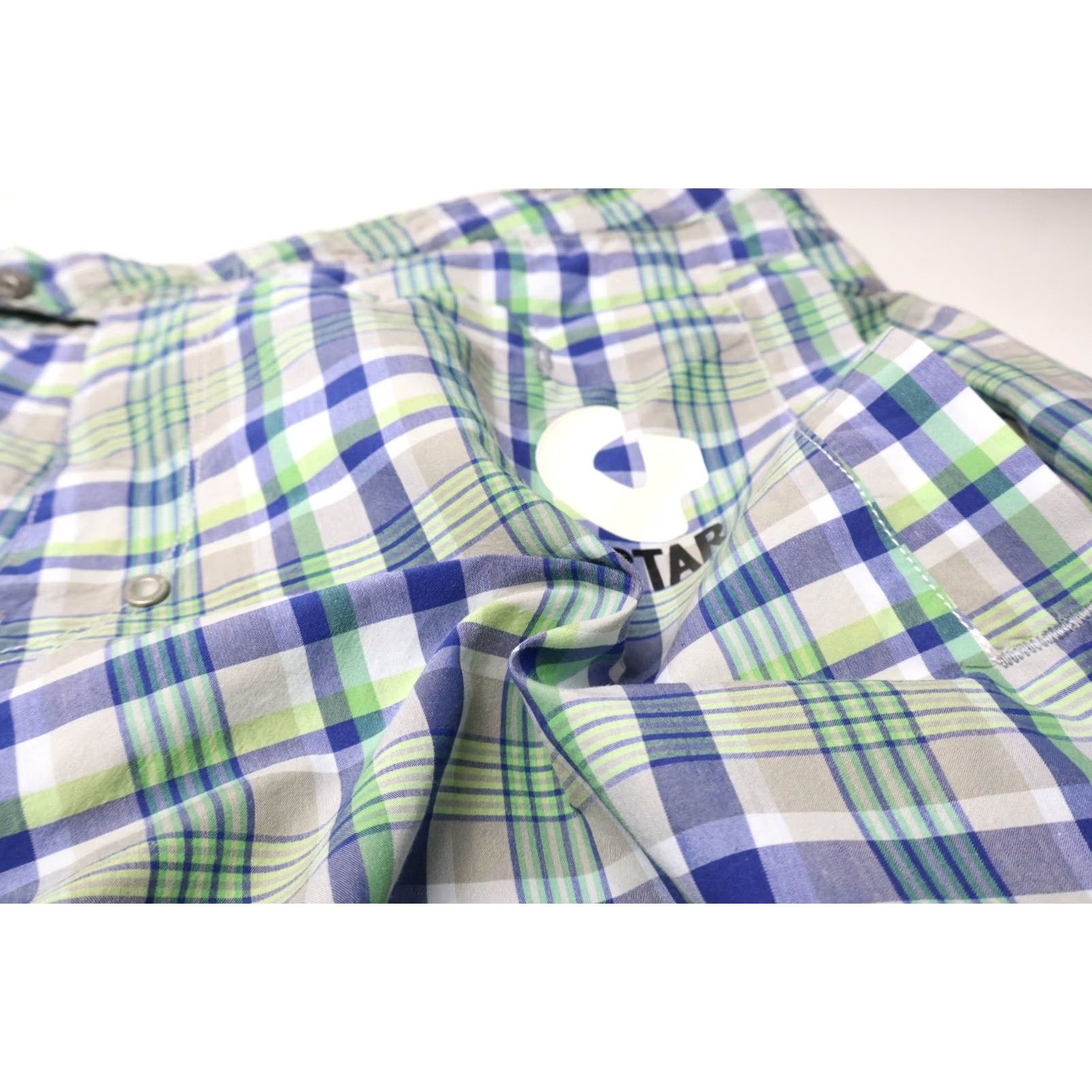 G-Star G-STAR Rb Austin Board Swimwear Mens XL Drawstring Multicolor Plaid Shorts Size US 36 / EU 52 - 7 Thumbnail