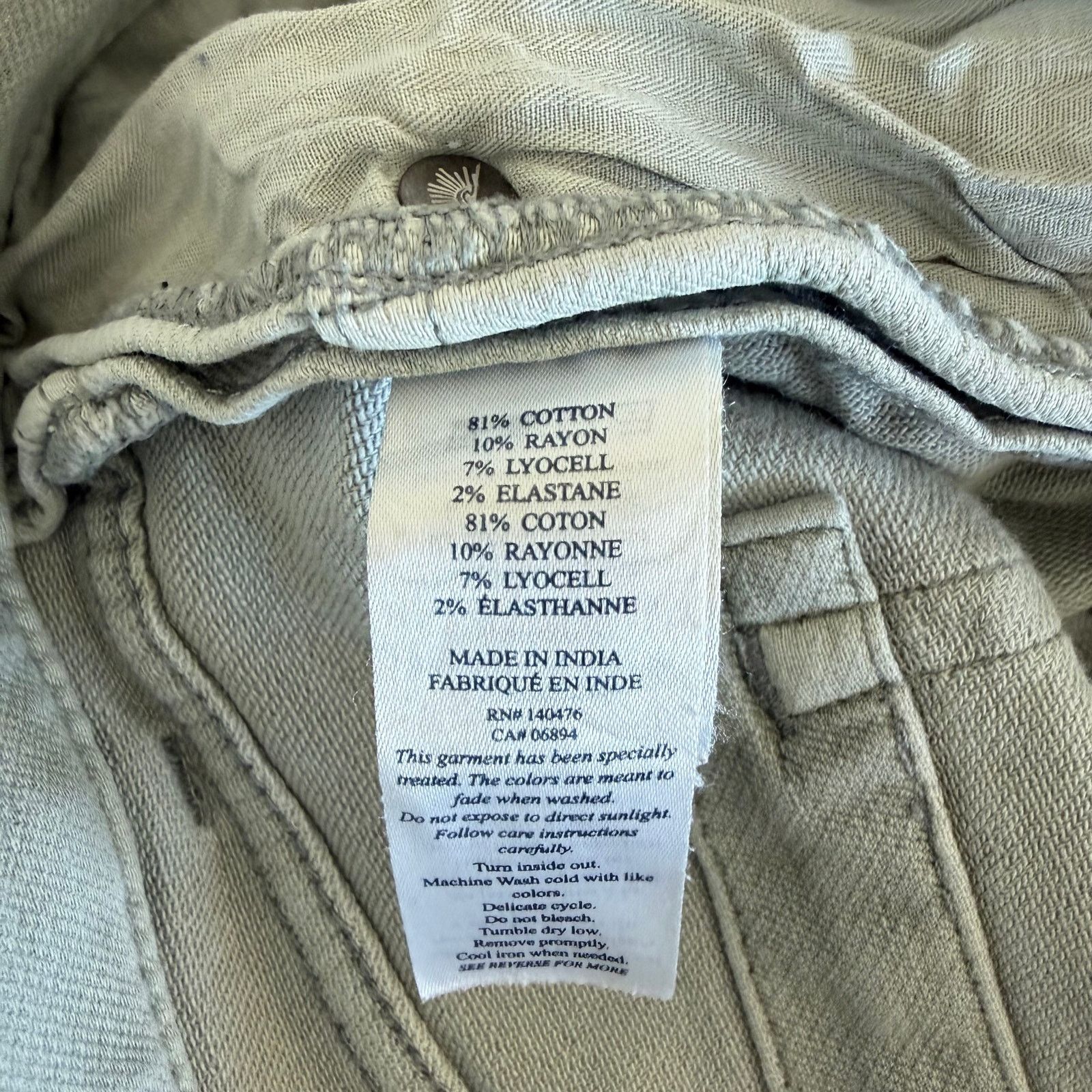 Faherty Faherty Green Stretch Terry 5 Pocket Pants Sz 42 Size US 42 / EU 58 - 3 Thumbnail