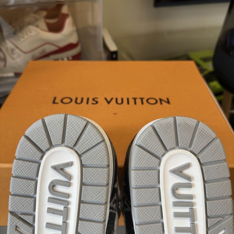 Louis Vuitton Louis Vuitton Trainer Low-top Sneakers in Gray-White -2508 Size US 8.5 / EU 41-42 - 4 Thumbnail