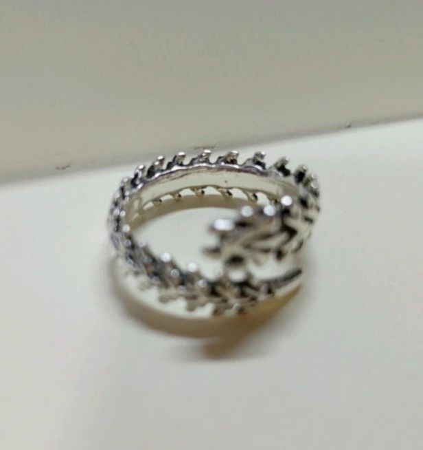Vintage Resizable Vintage Punk Centipede Geometric Spine Ring Size ONE SIZE - 2 Thumbnail