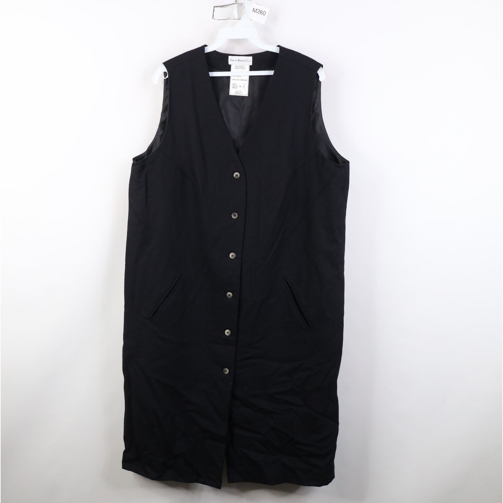Vintage Vintage 90s Streetwear Womens 16 Distressed Sleeveless Wool Size XXL / US 16-18 / IT 52-54 - 1 Thumbnail