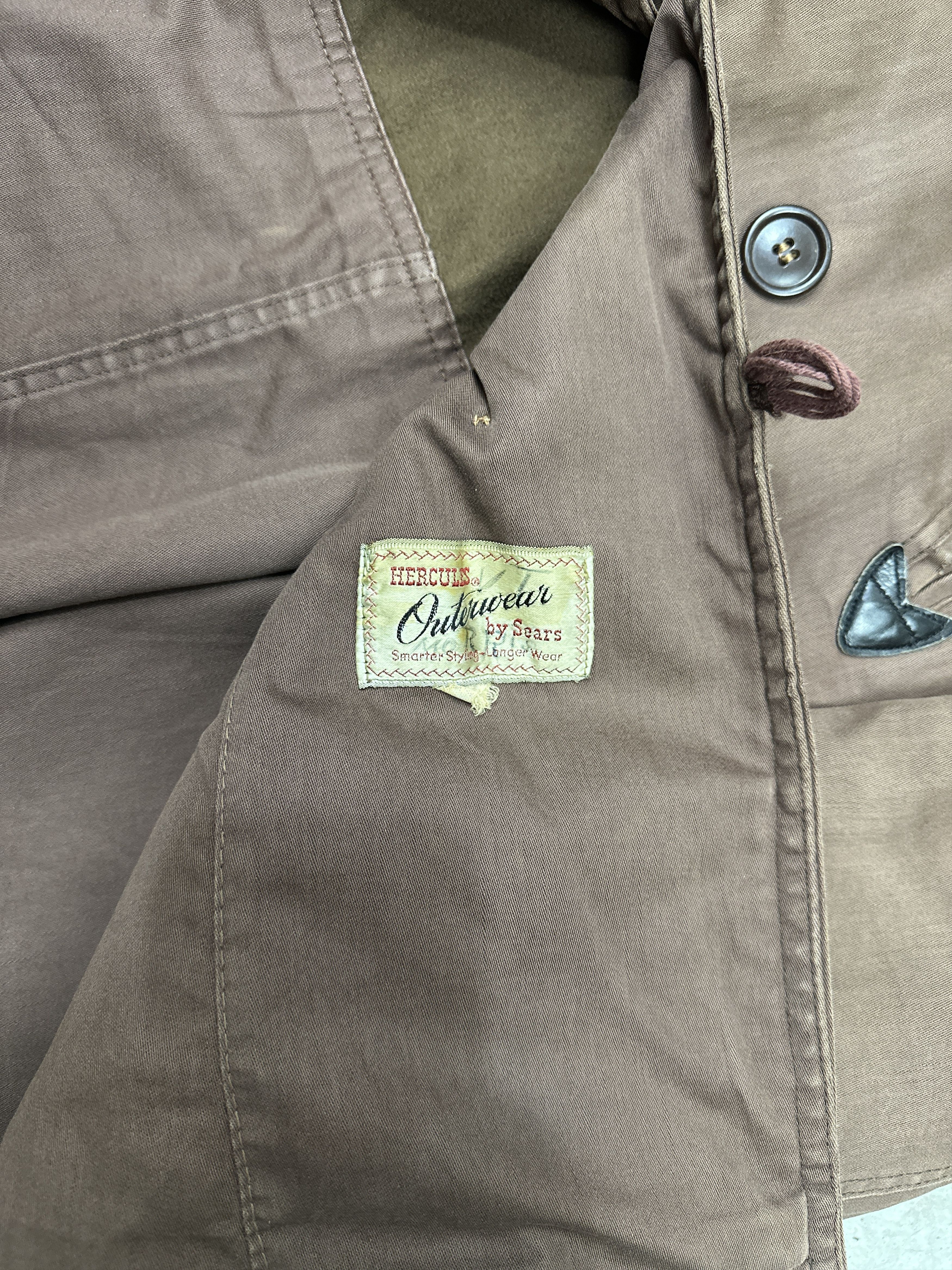 Vintage 40s Hercules Canadienne Jacket Size US XL / EU 56 / 4 - 4 Thumbnail