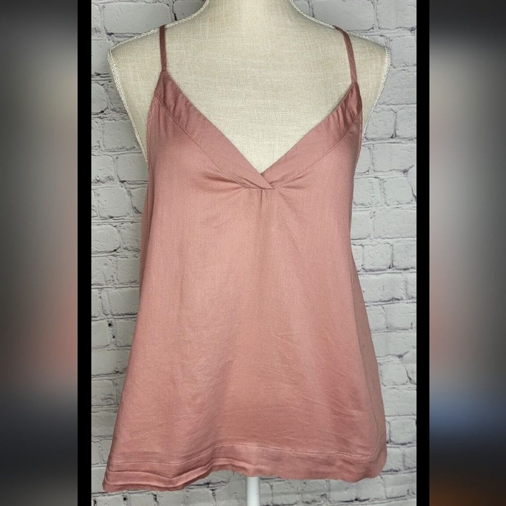 Athleta NWT Athleta Cotton Dreams Light Pink Mauve Cami Sleep Tank Size M / US 6-8 / IT 42-44 - 3 Thumbnail