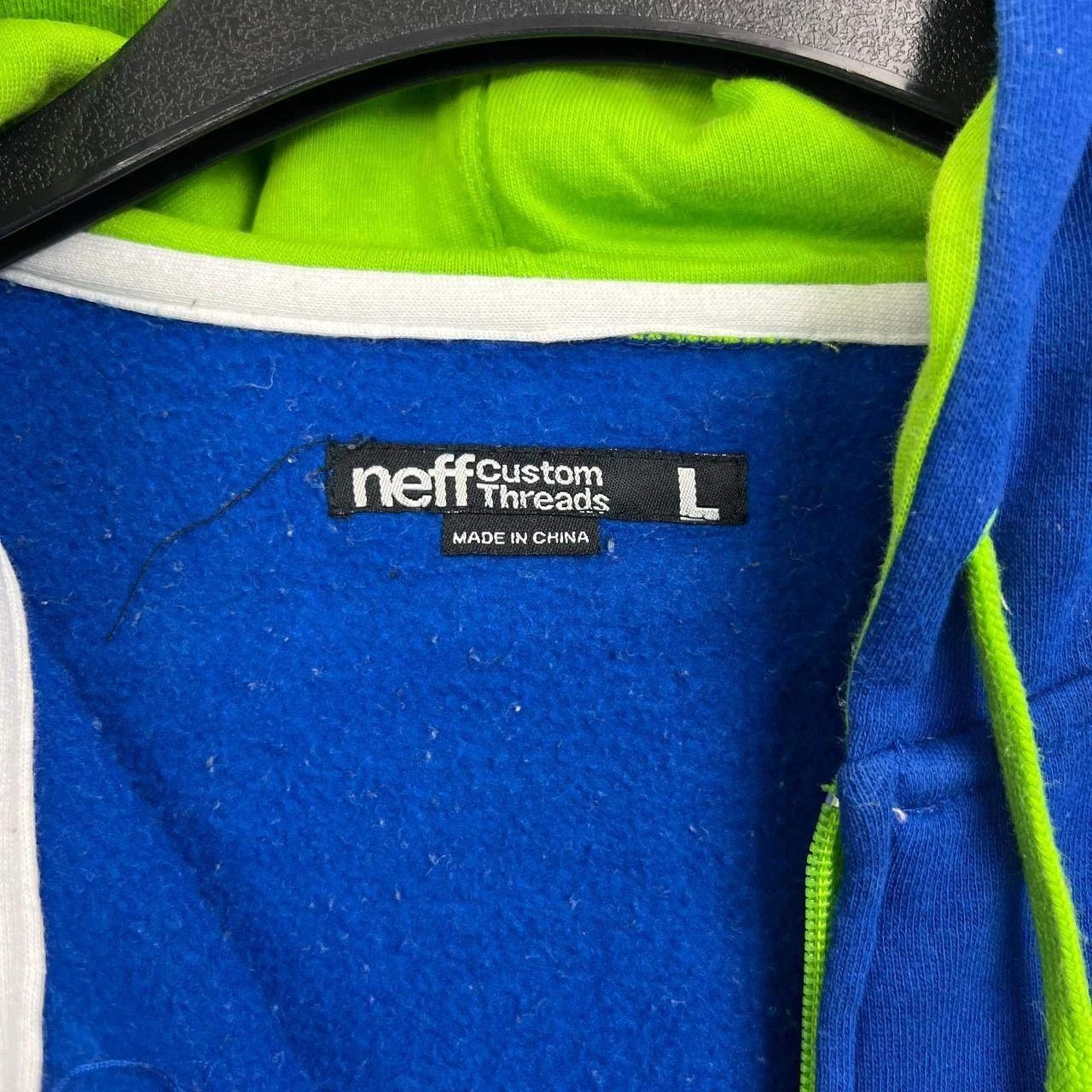 NEFF Neff Hoodie Men Fleece Full Zip Long Sleeve Pocket Outdoor L Size US L / EU 52-54 / 3 - 3 Thumbnail