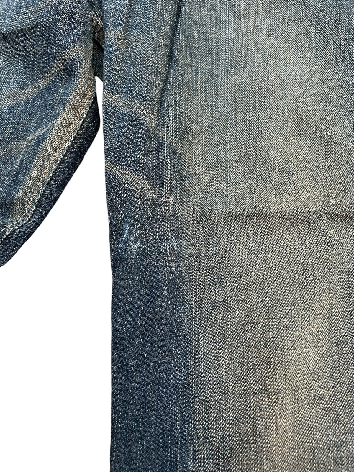 Edwin × Kapital × Vintage Vintage Edwin 505 Selvedge Baggy Rusty Distressed Denim Jean Size US 31 - 5 Thumbnail