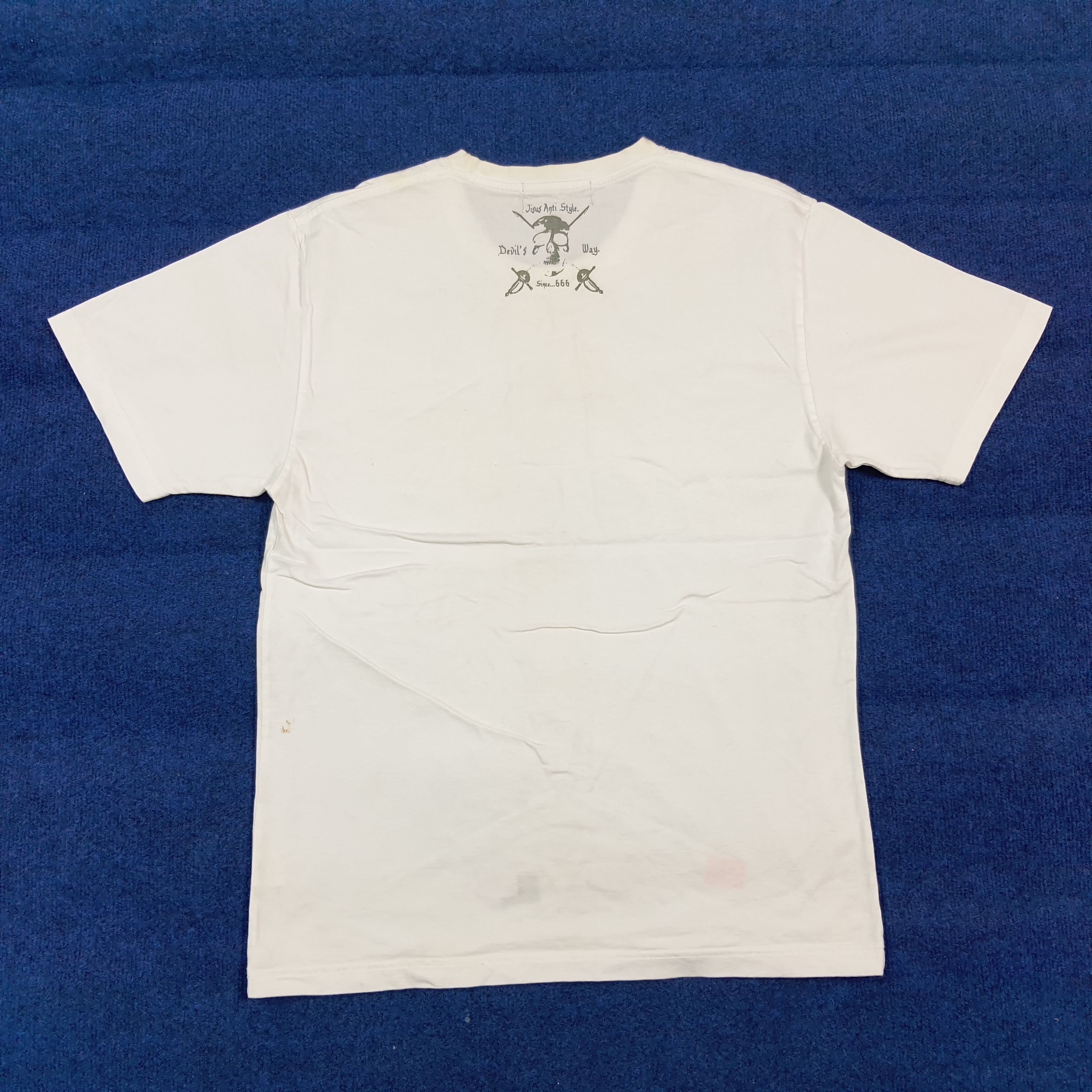Vintage Vintage Gothic Skeleton Japan Graphic Tee C301N62 Size US L / EU 52-54 / 3 - 3 Thumbnail