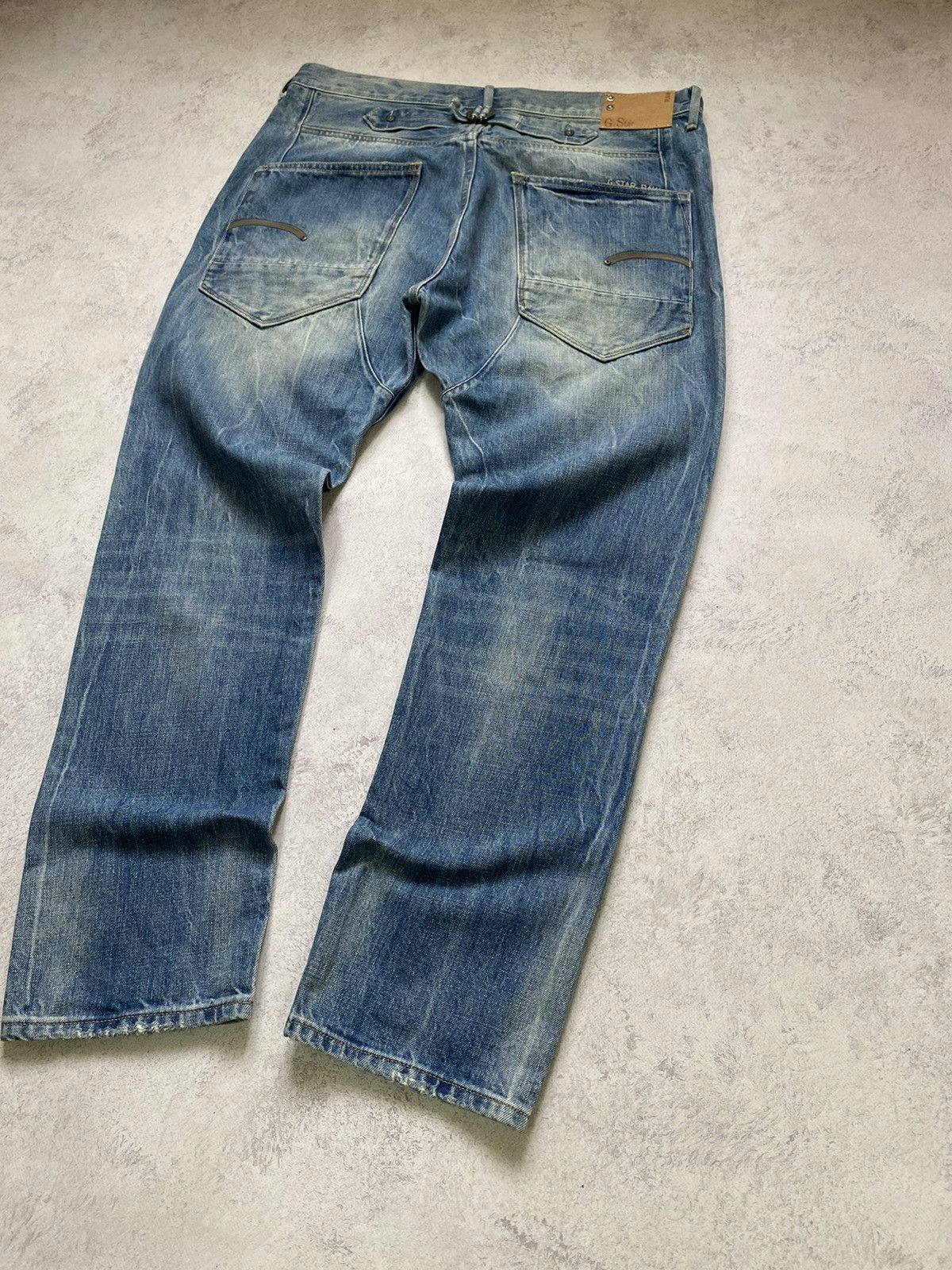 G-Star G Star Raw Denim Vintage Men’s Blue Faded Pants Size 36 Size US 36 / EU 52 - 2 Thumbnail