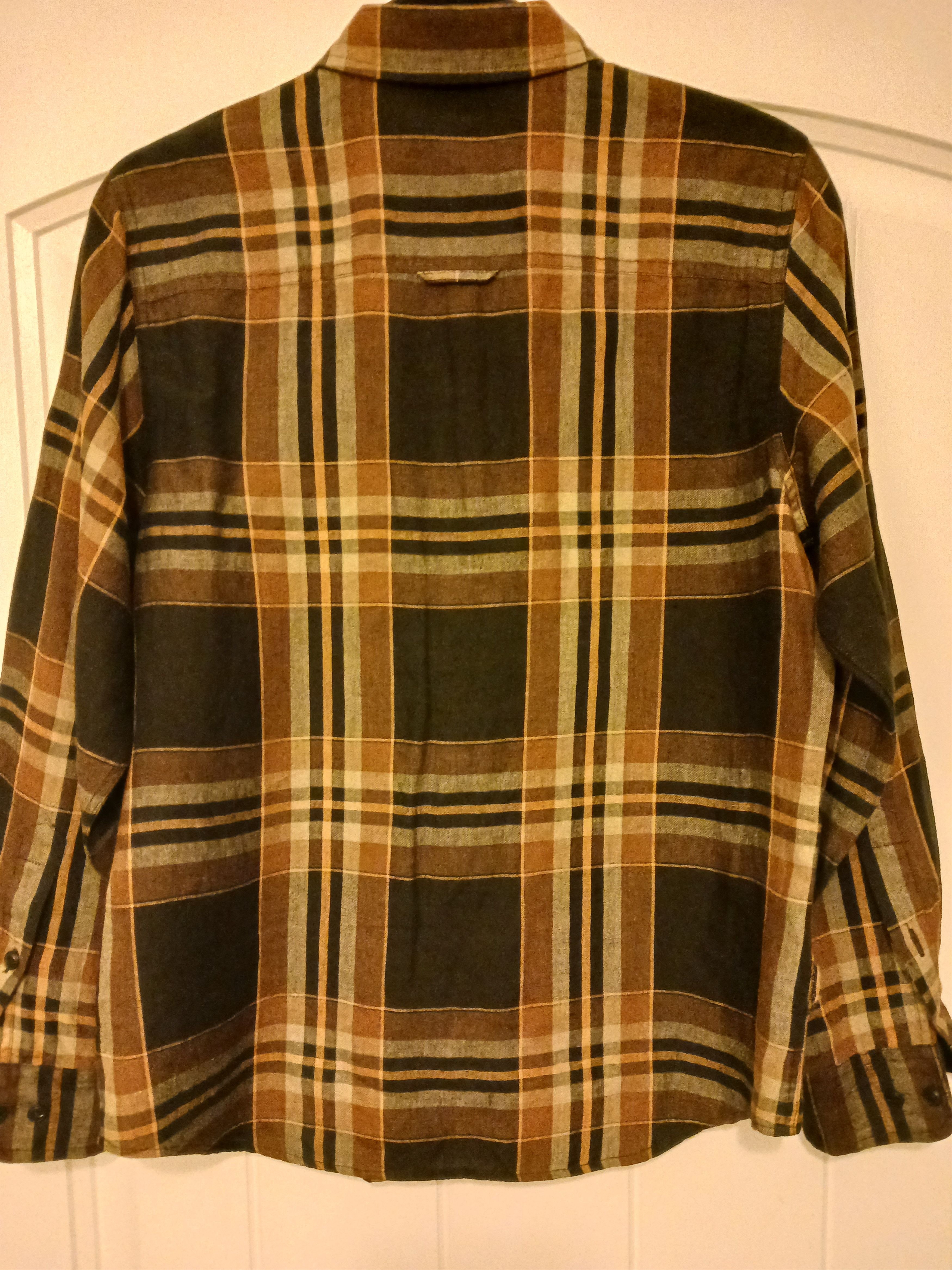 Lauren Ralph Lauren 100% Linen Plaid Button Front Long Sleeve Shirt Size US S / EU 44-46 / 1 - 2 Thumbnail