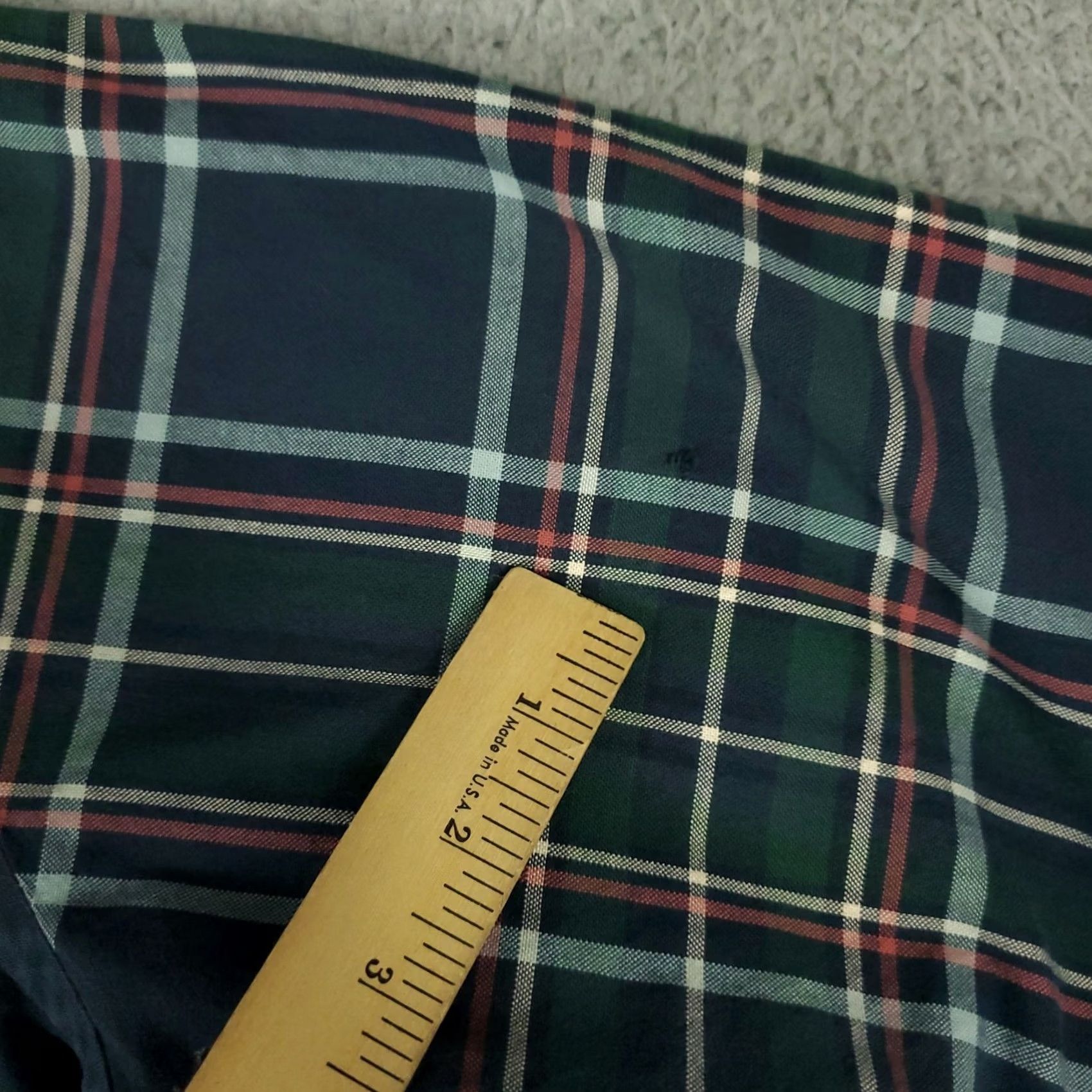 Ralph Lauren Ralph Lauren Shirt Mens XL Green Blue Plaid Button-Up Long Sleeve Casual Business Formal Workwear Size US XL / EU 56 / 4 - 4 Thumbnail