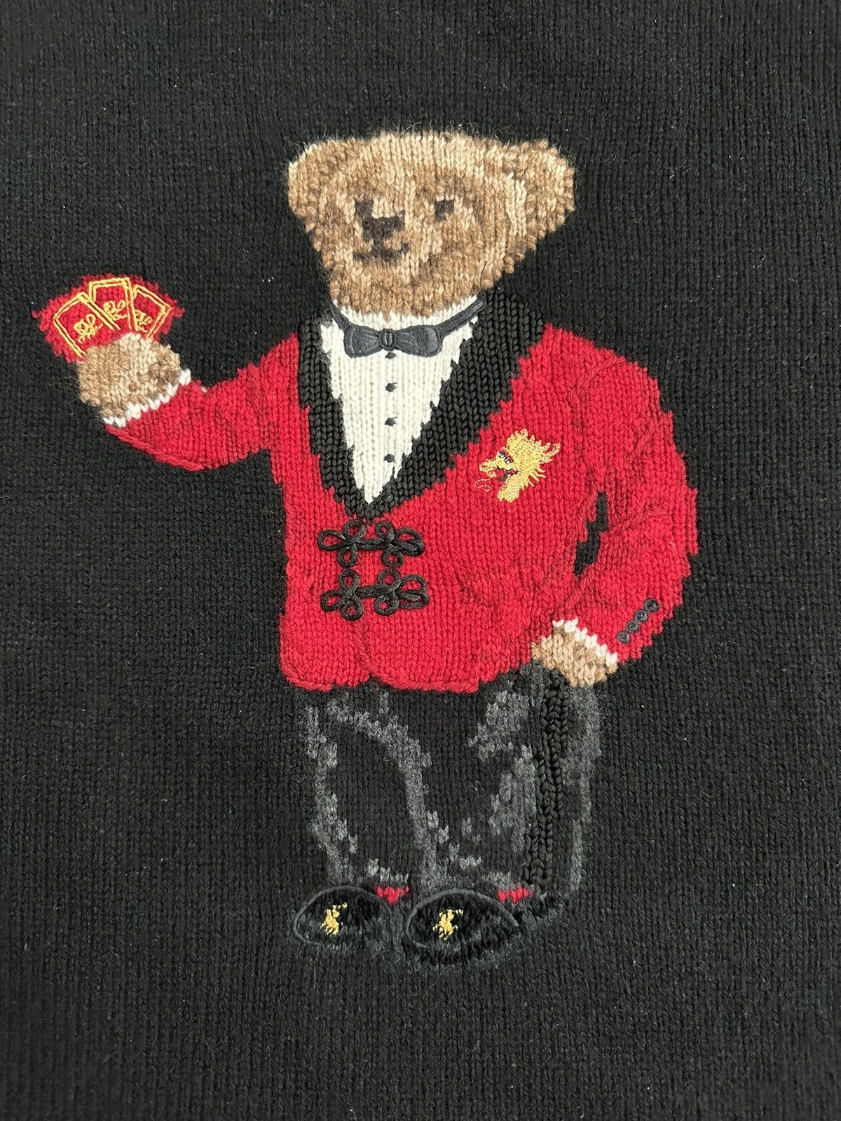 Ralph Lauren Limited Edition Polo Bear 2024 Year of The Dragon Sweater Size US XXL / EU 58 / 5 - 14 Thumbnail