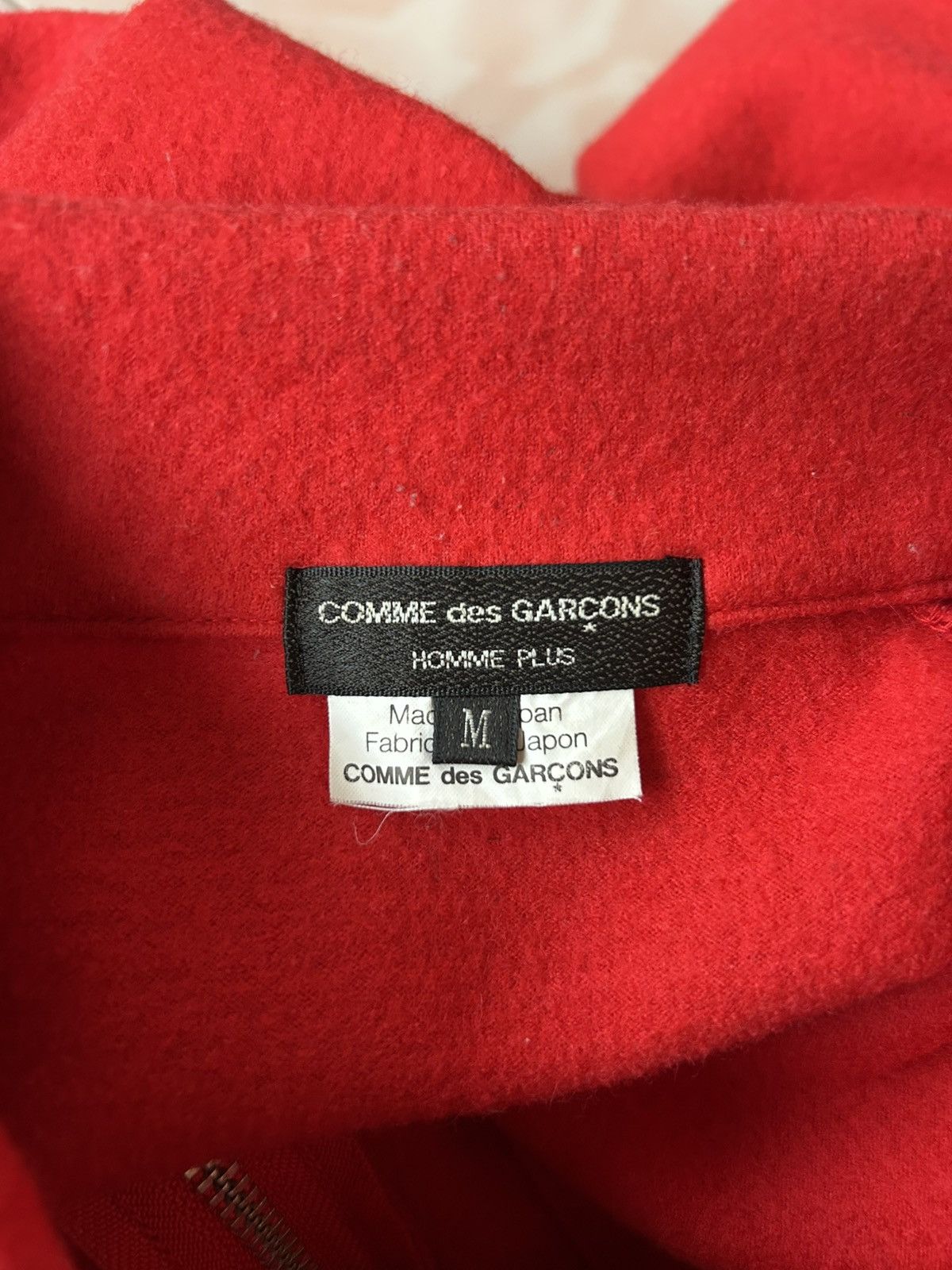 Comme des Garcons Homme Plus Wool Zip Up Jacket Size US M / EU 48-50 / 2 - 8 Thumbnail